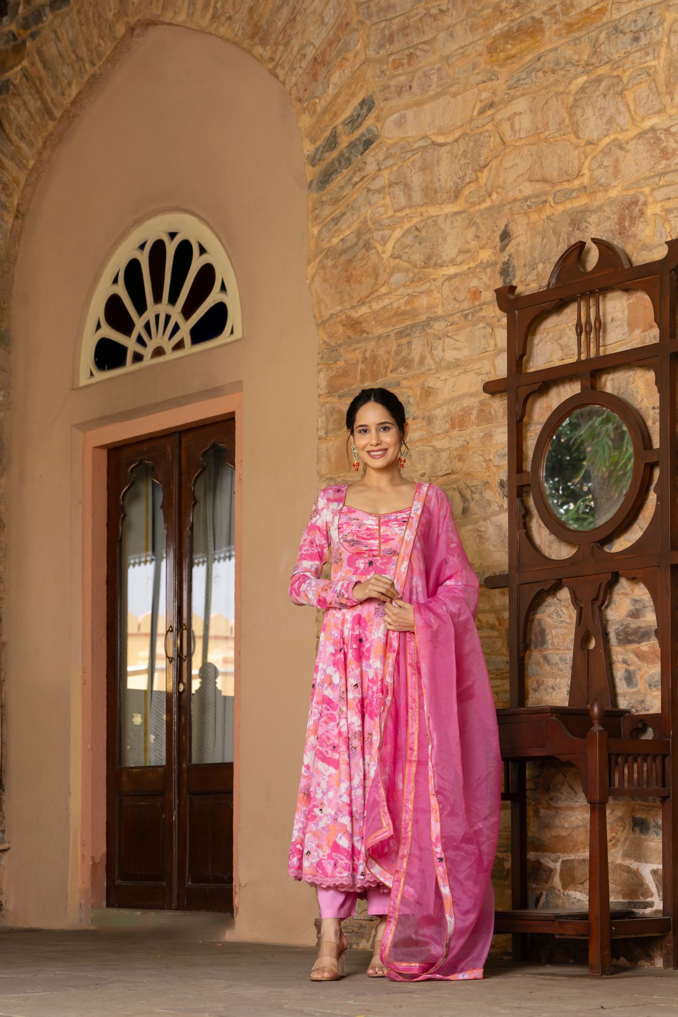 PINK MELODY COTTON SUIT SET