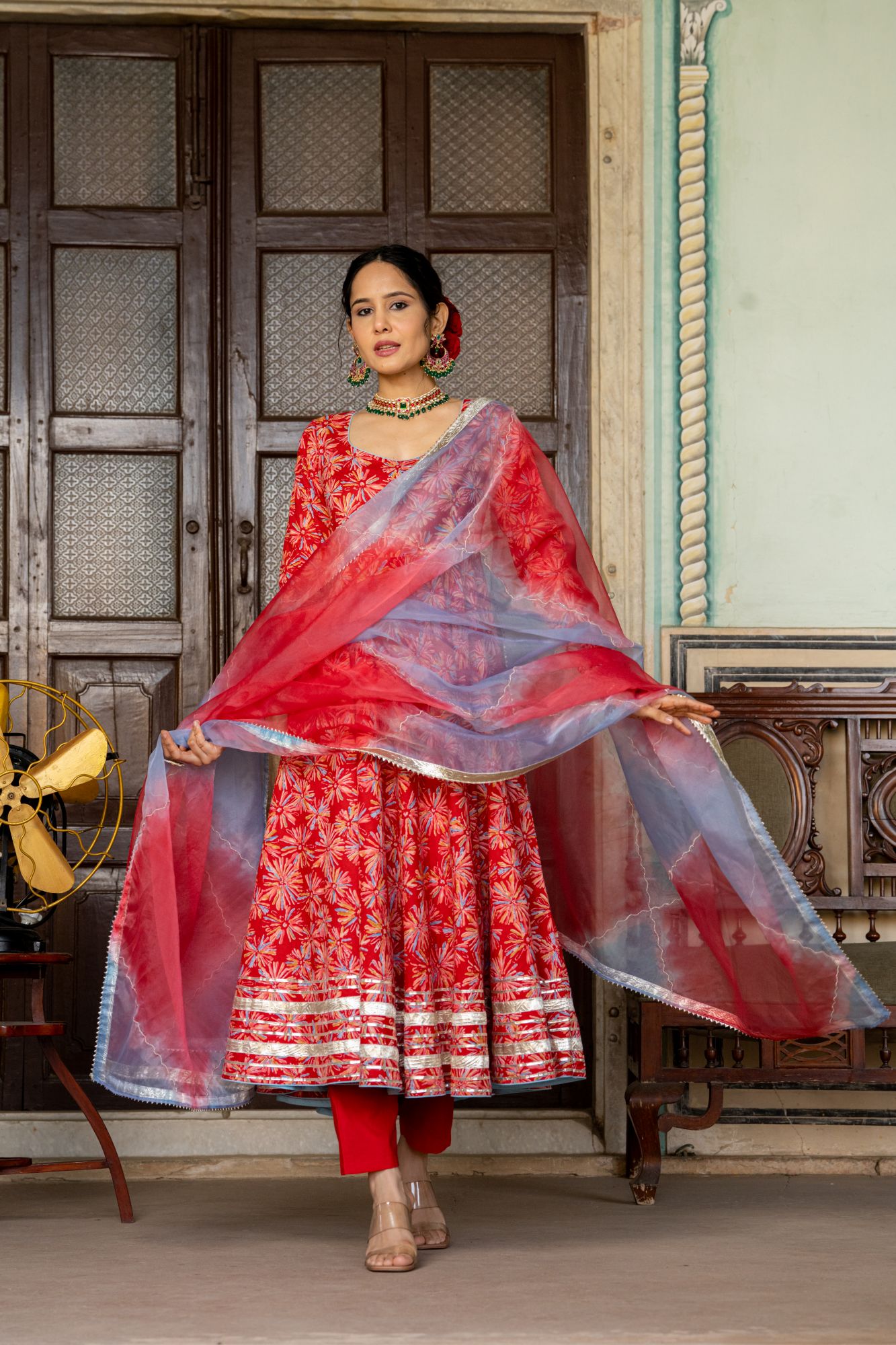 PINK PERFECTION GOTA SUIT SET