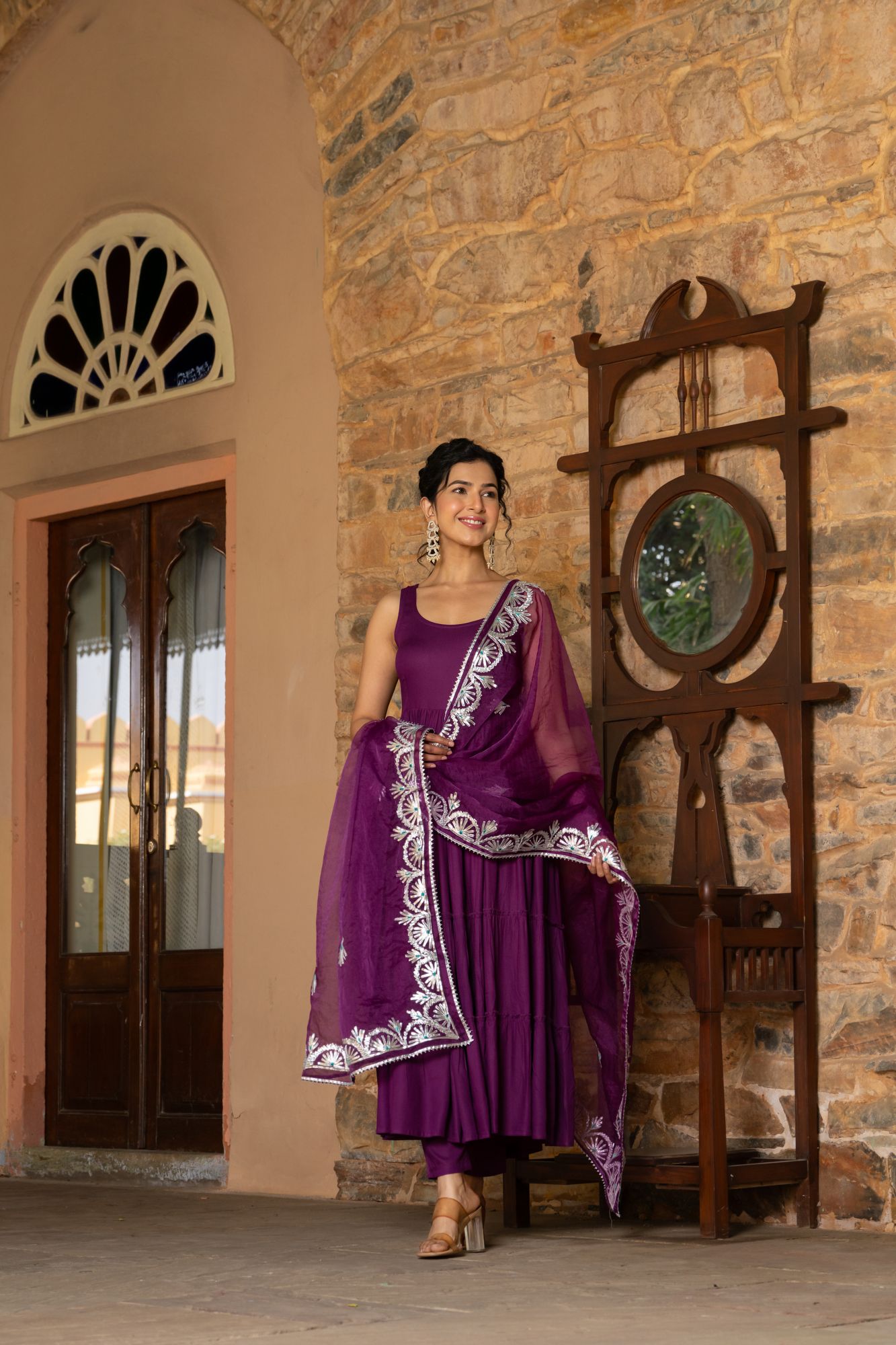 REGAL PURPLE CHARM SUIT SET