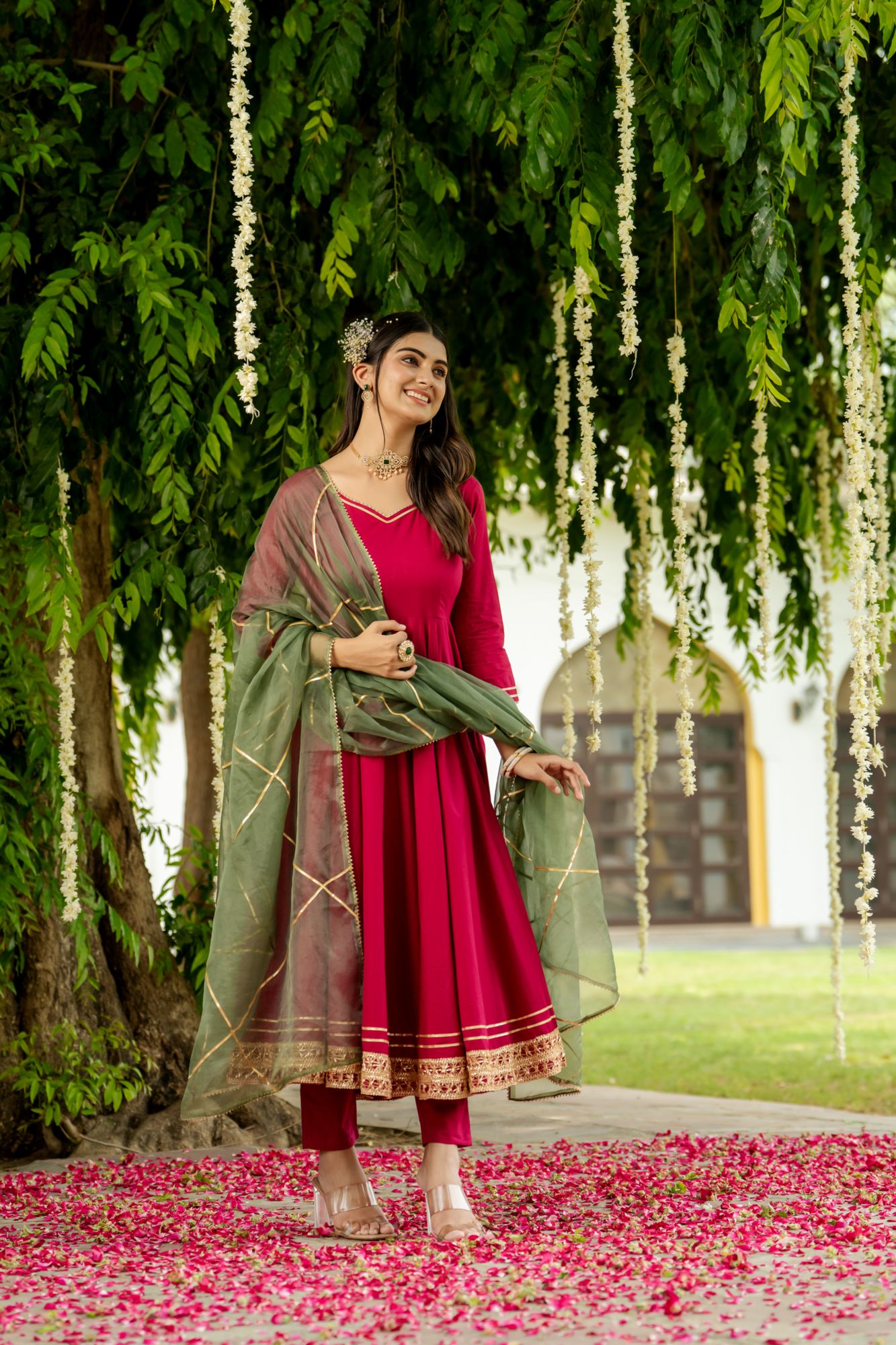 REGAL RANI GOTA ANARKALI SET