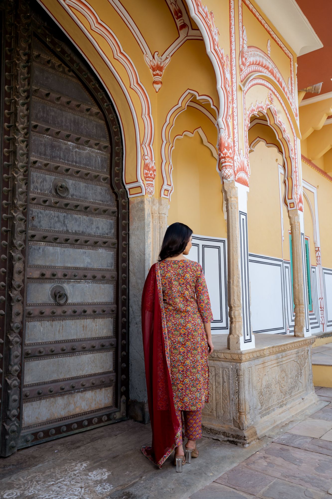 ETERNAL PRINT FLARED KURTA SET