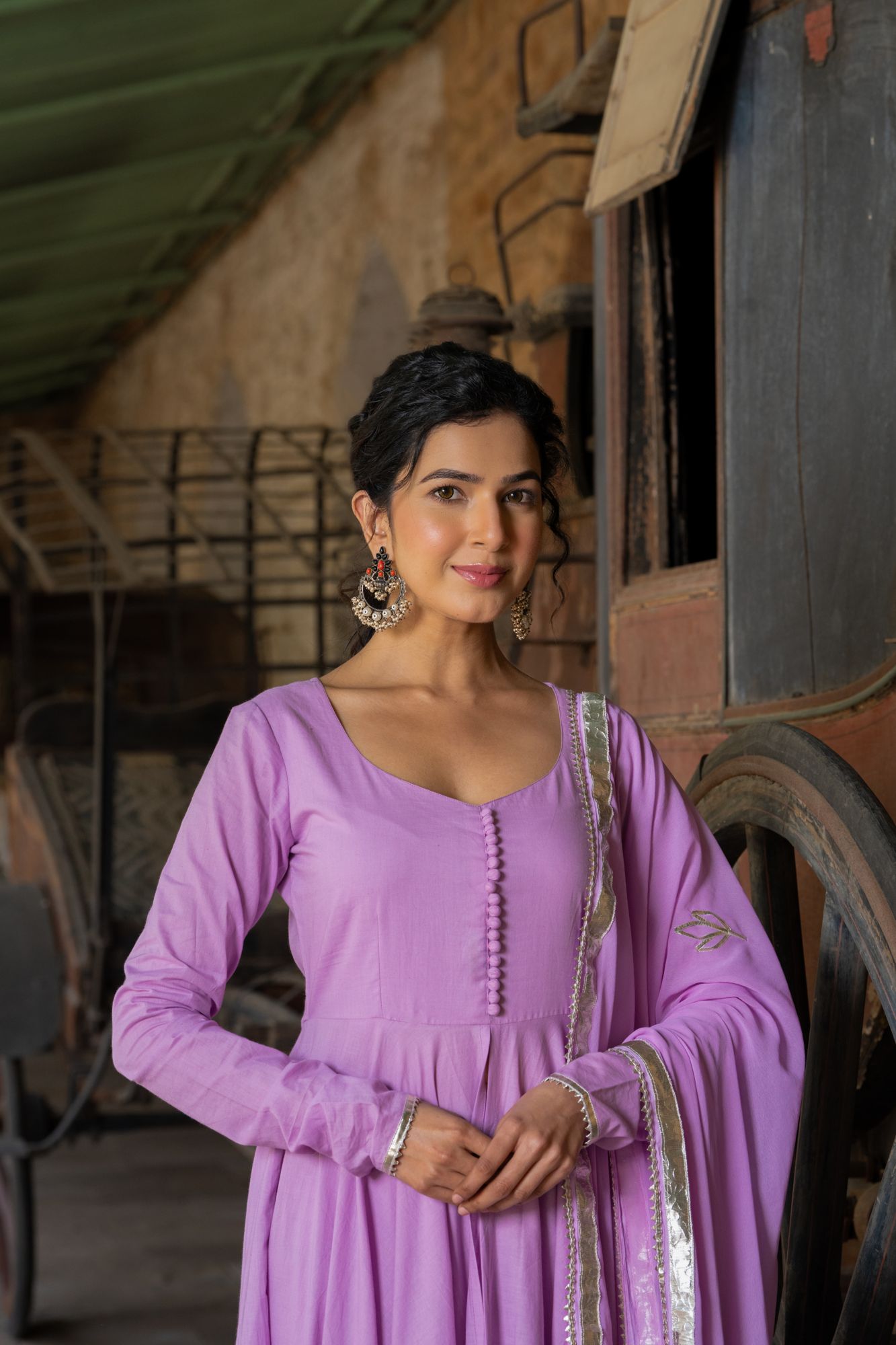 LILAC GRACE TIERED SUIT SET