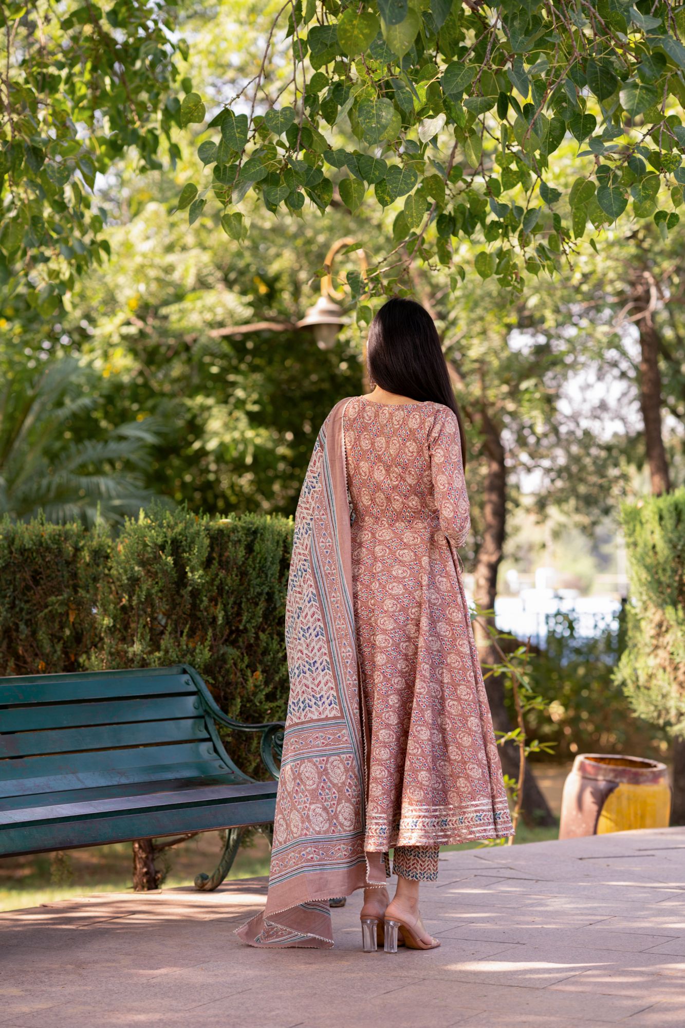 ETHEREAL GOTA EMBELLISHED ANARKALI SET