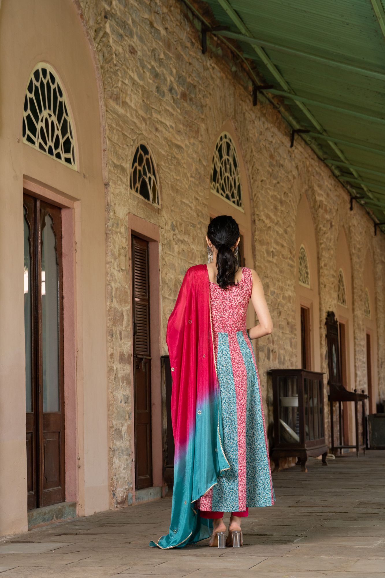 DUO HARMONY ANARKALI SUIT SET