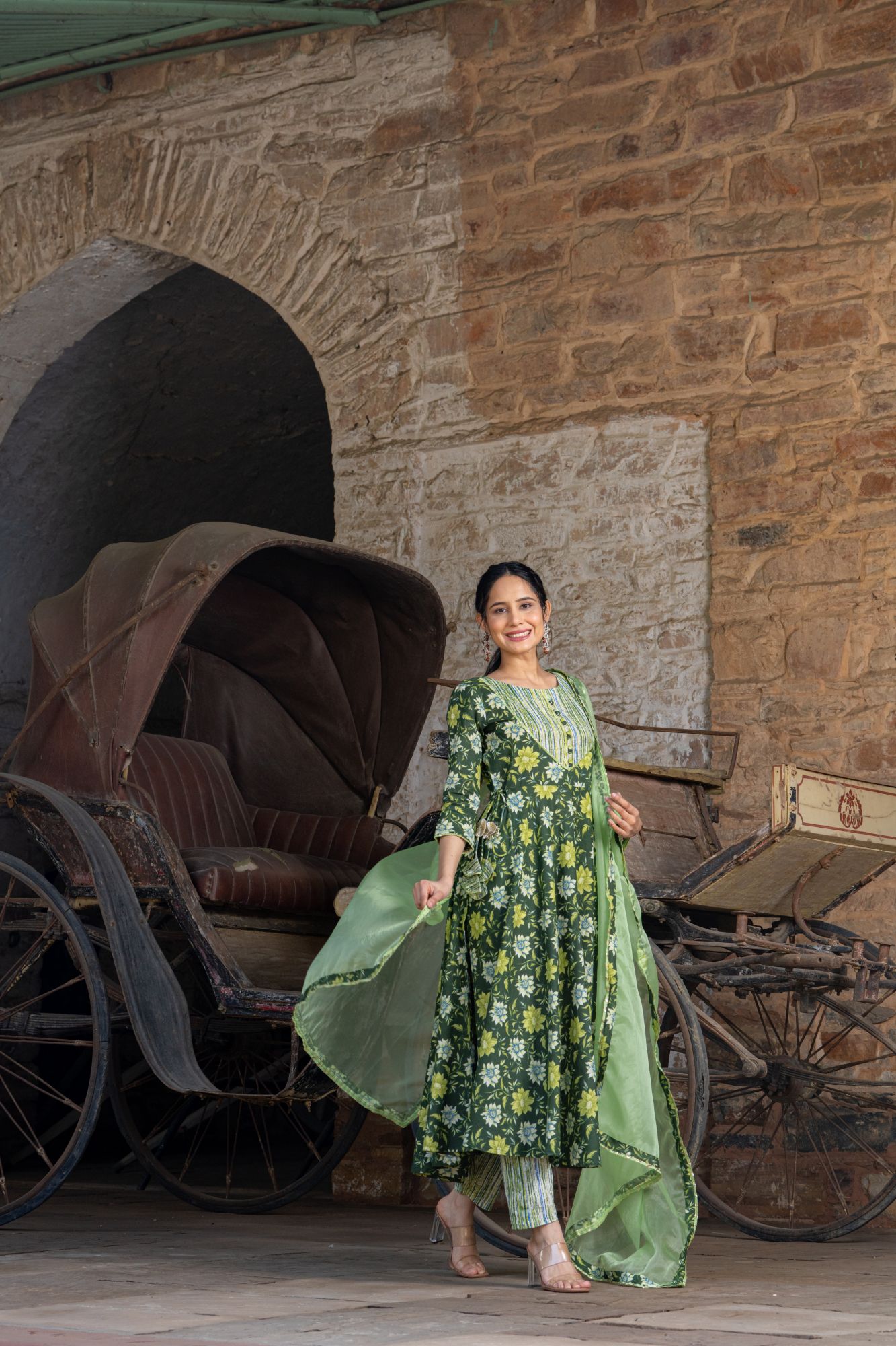 FLORAL BLOSSOM COTTON SUIT SET