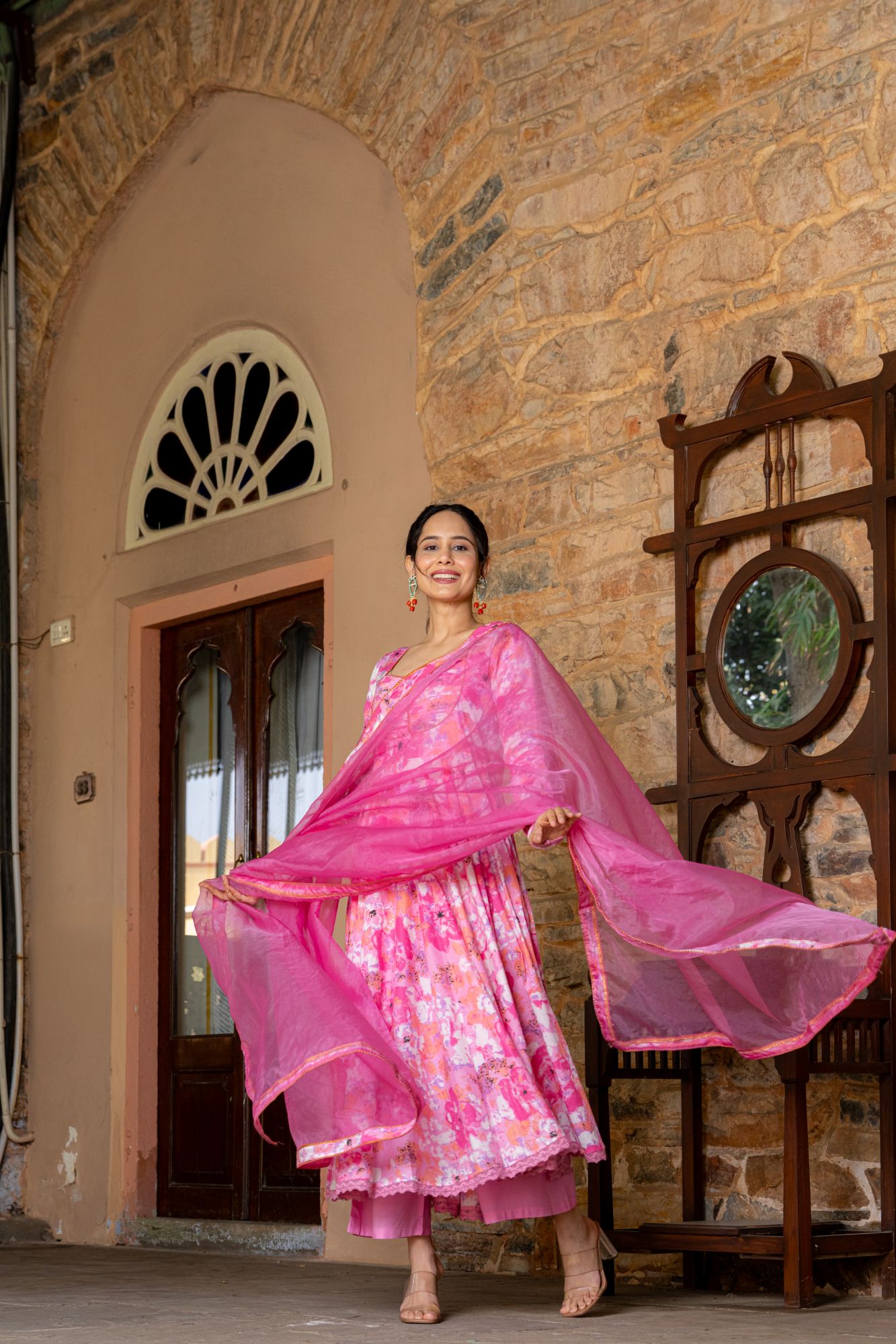 PINK MELODY COTTON SUIT SET