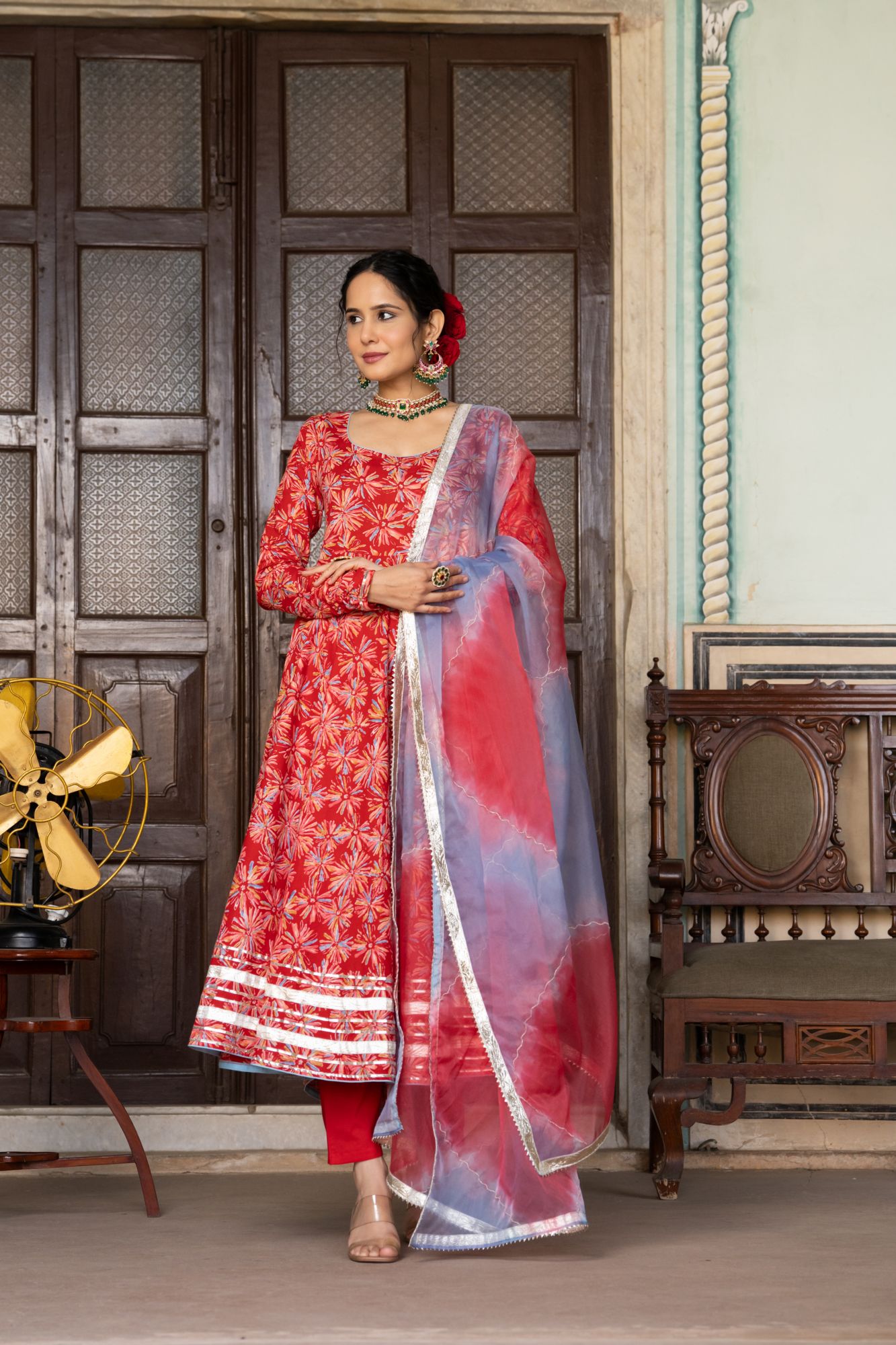 PINK PERFECTION GOTA SUIT SET