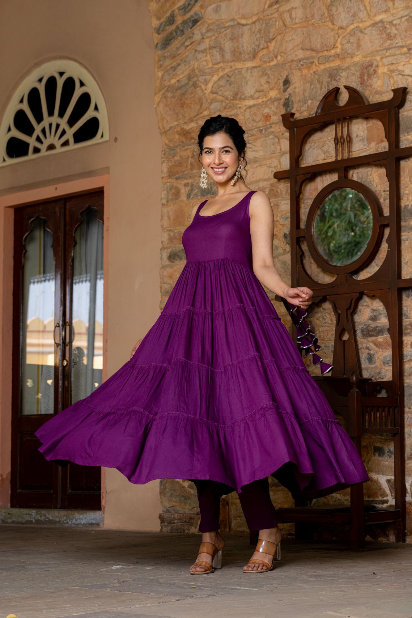 REGAL PURPLE CHARM SUIT SET