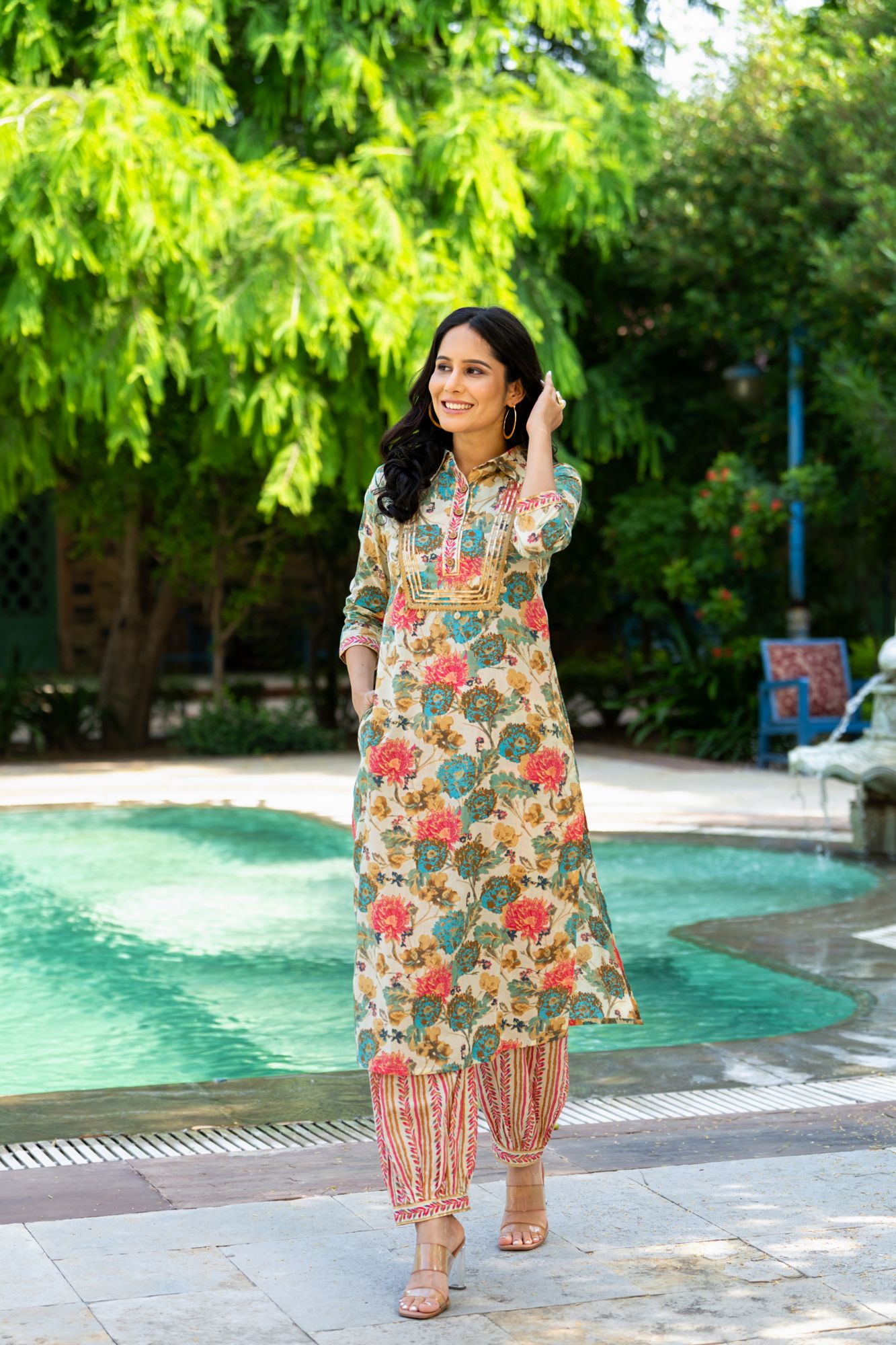 AFGHANI CHARM KURTA SET