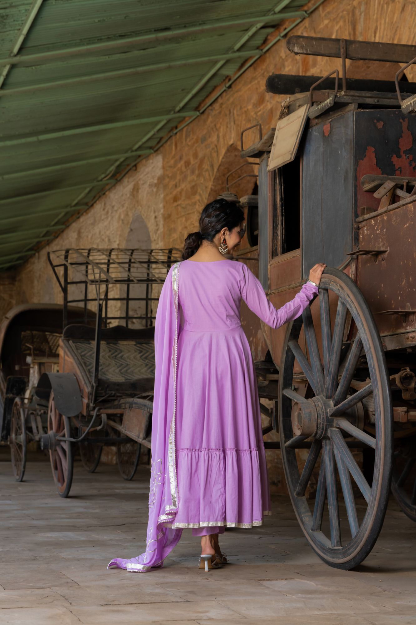 LILAC GRACE TIERED SUIT SET