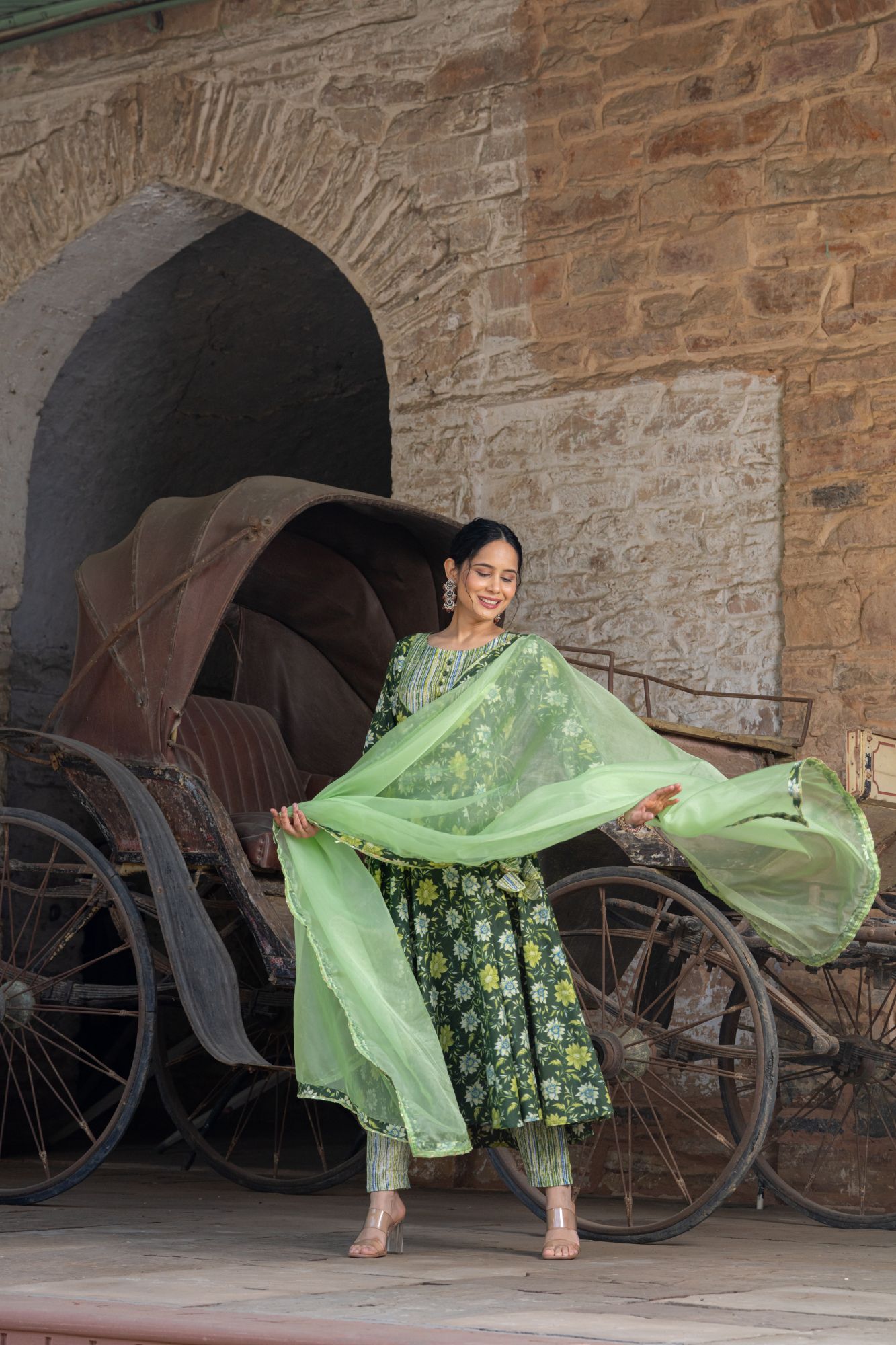 FLORAL BLOSSOM COTTON SUIT SET