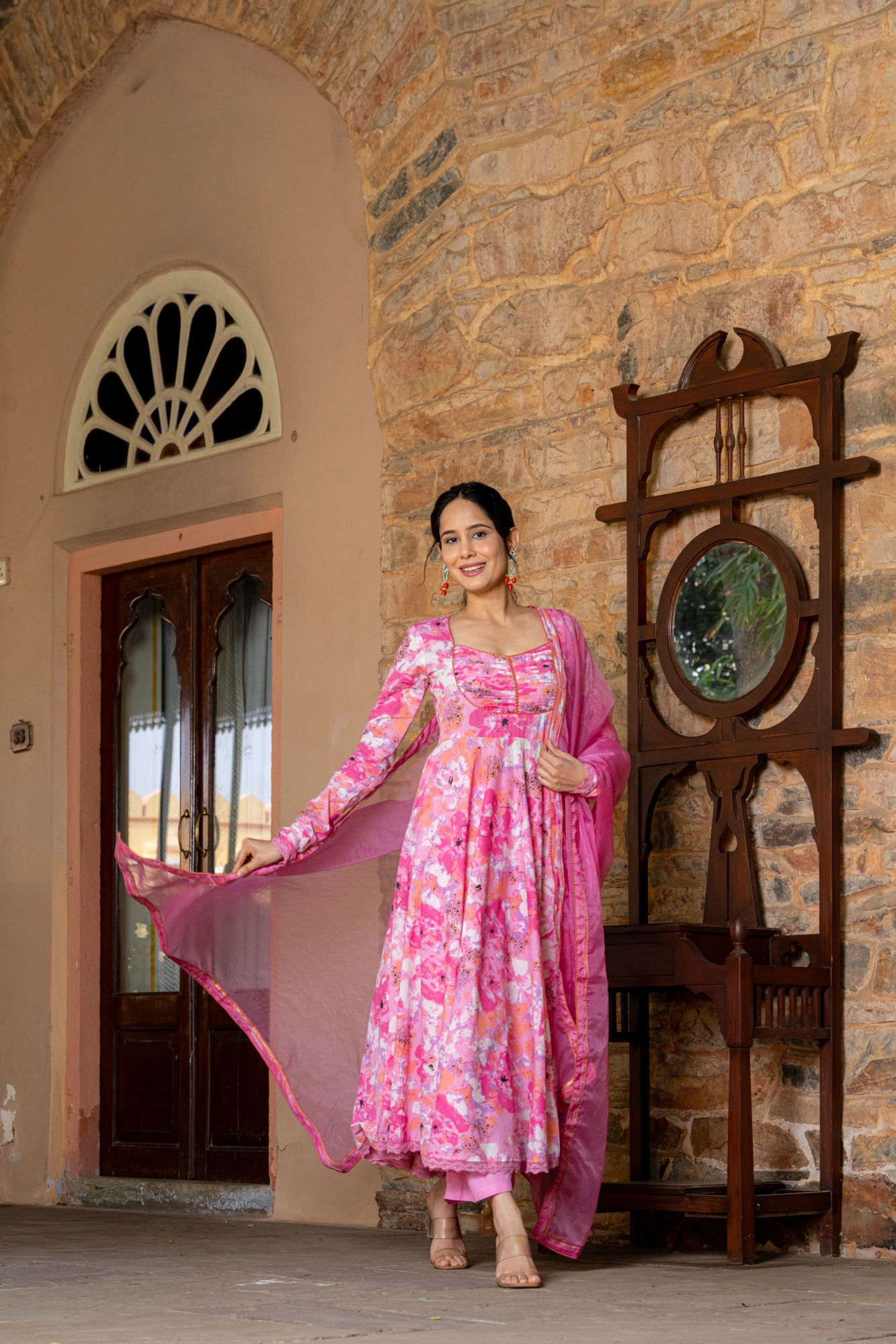 PINK MELODY COTTON SUIT SET