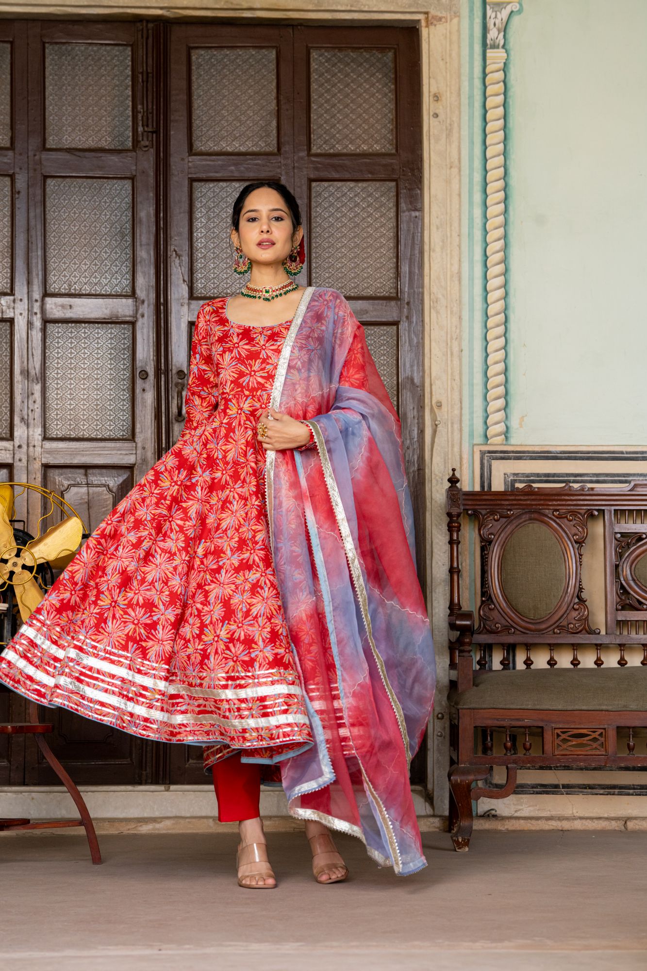 PINK PERFECTION GOTA SUIT SET