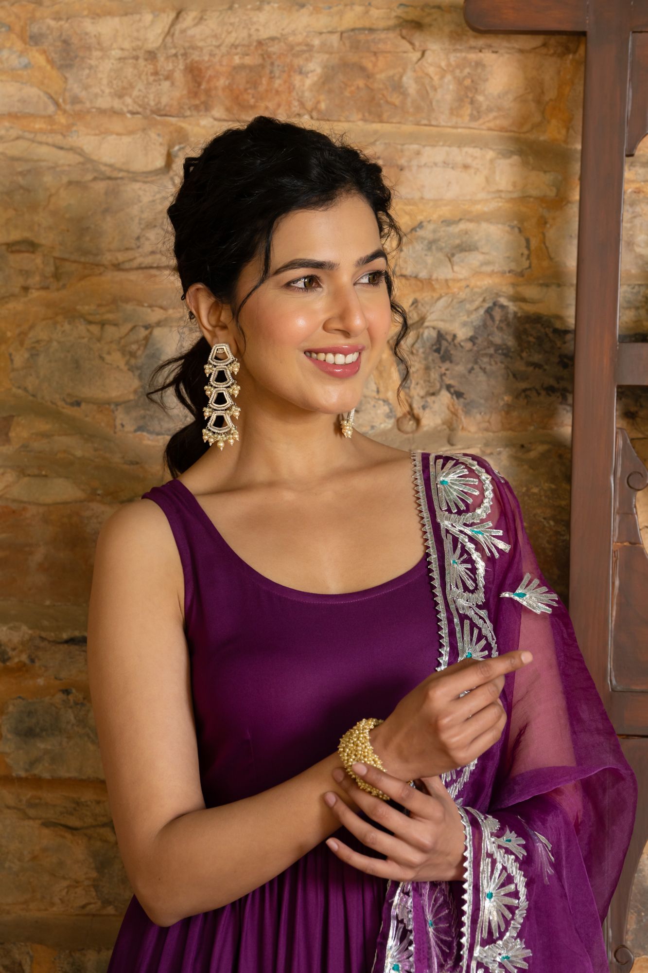 REGAL PURPLE CHARM SUIT SET