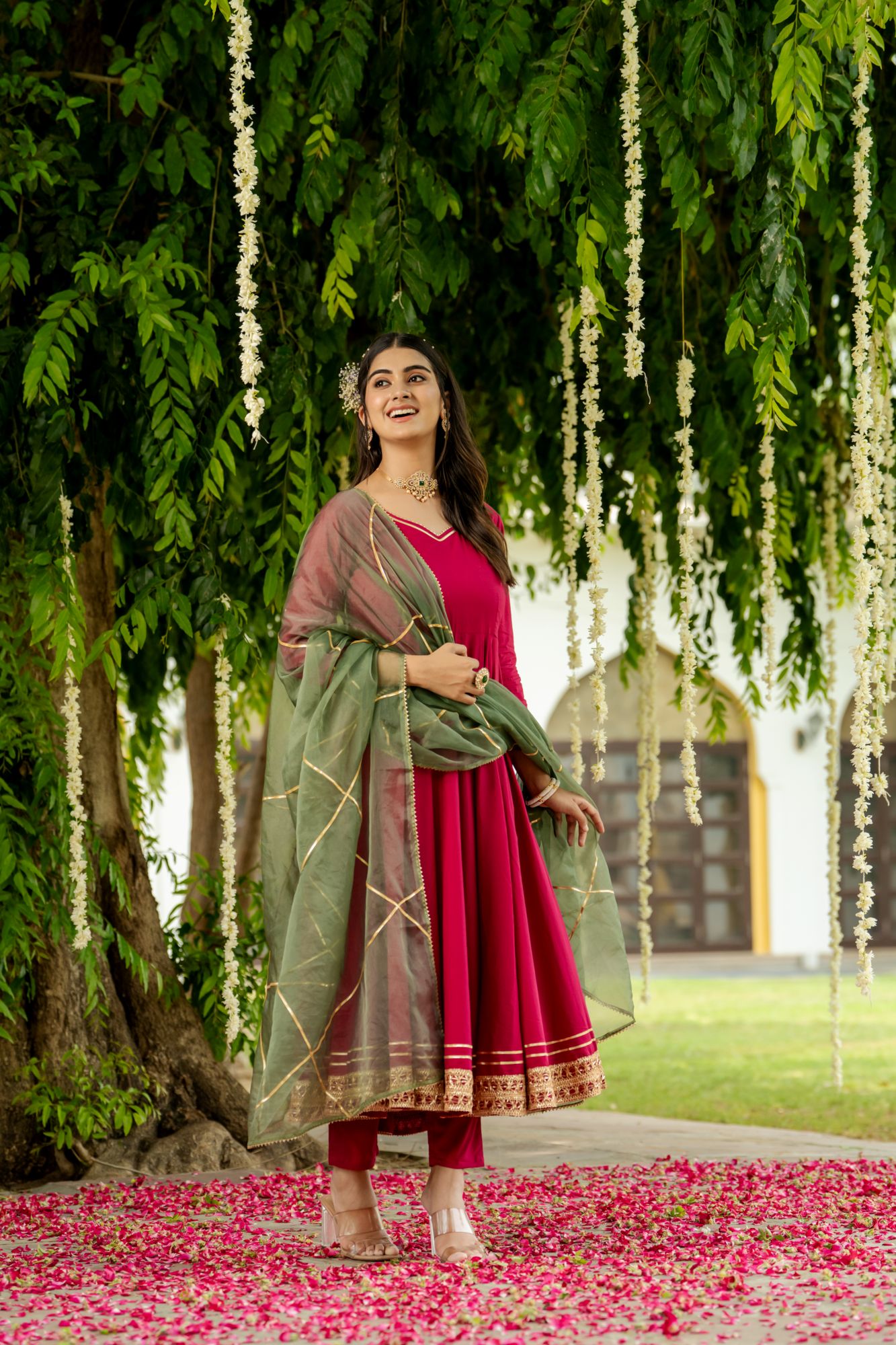 REGAL RANI GOTA ANARKALI SET