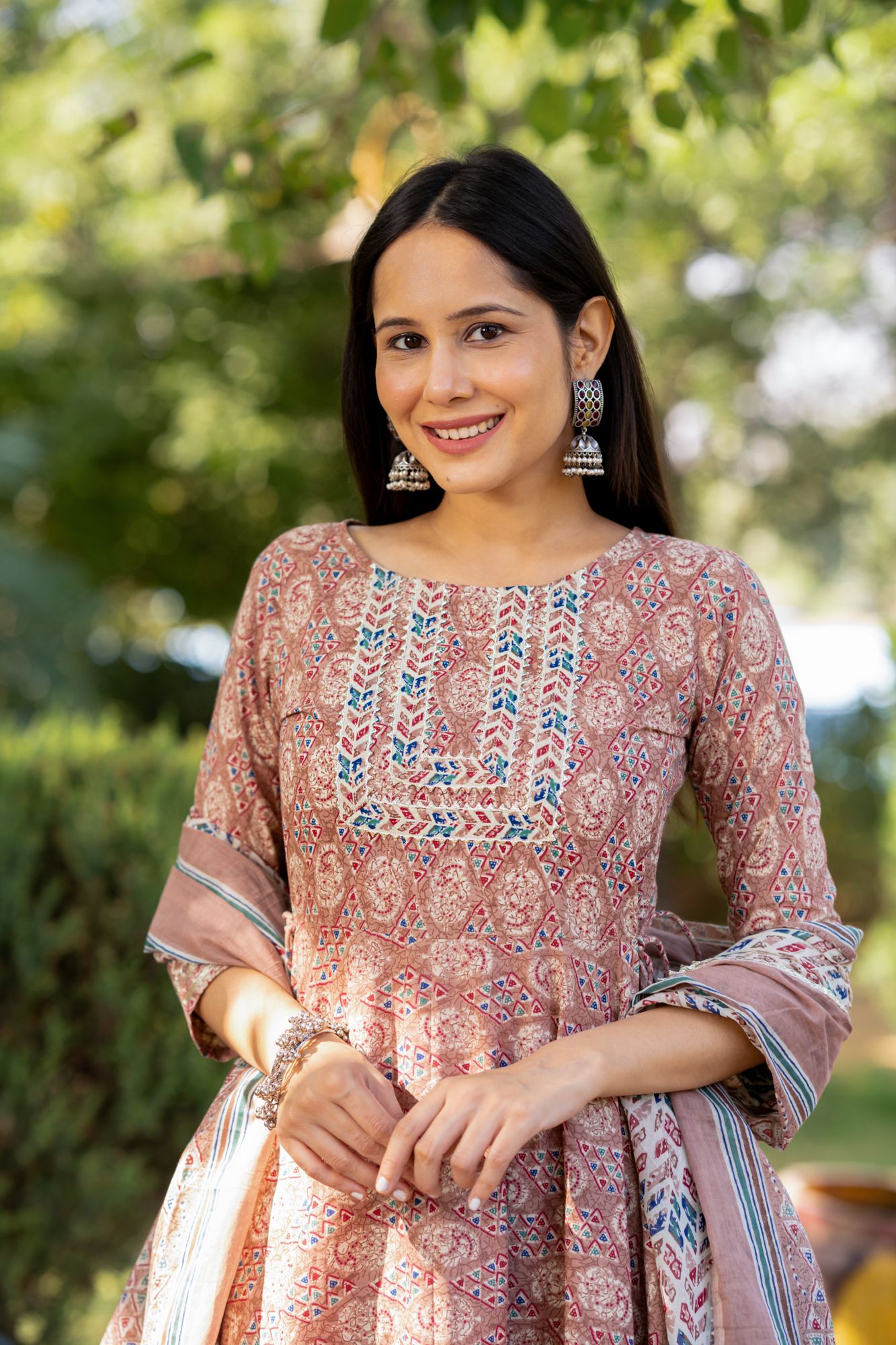 ETHEREAL GOTA EMBELLISHED ANARKALI SET