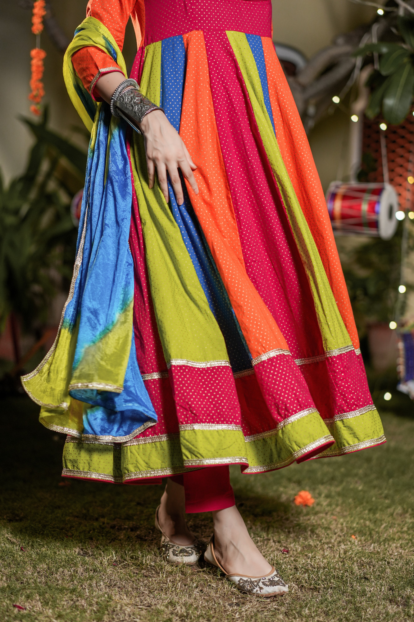 AVNI POLKA GLOW ANARKALI SET