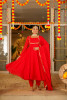 RED ROYALE ANARKALI SET