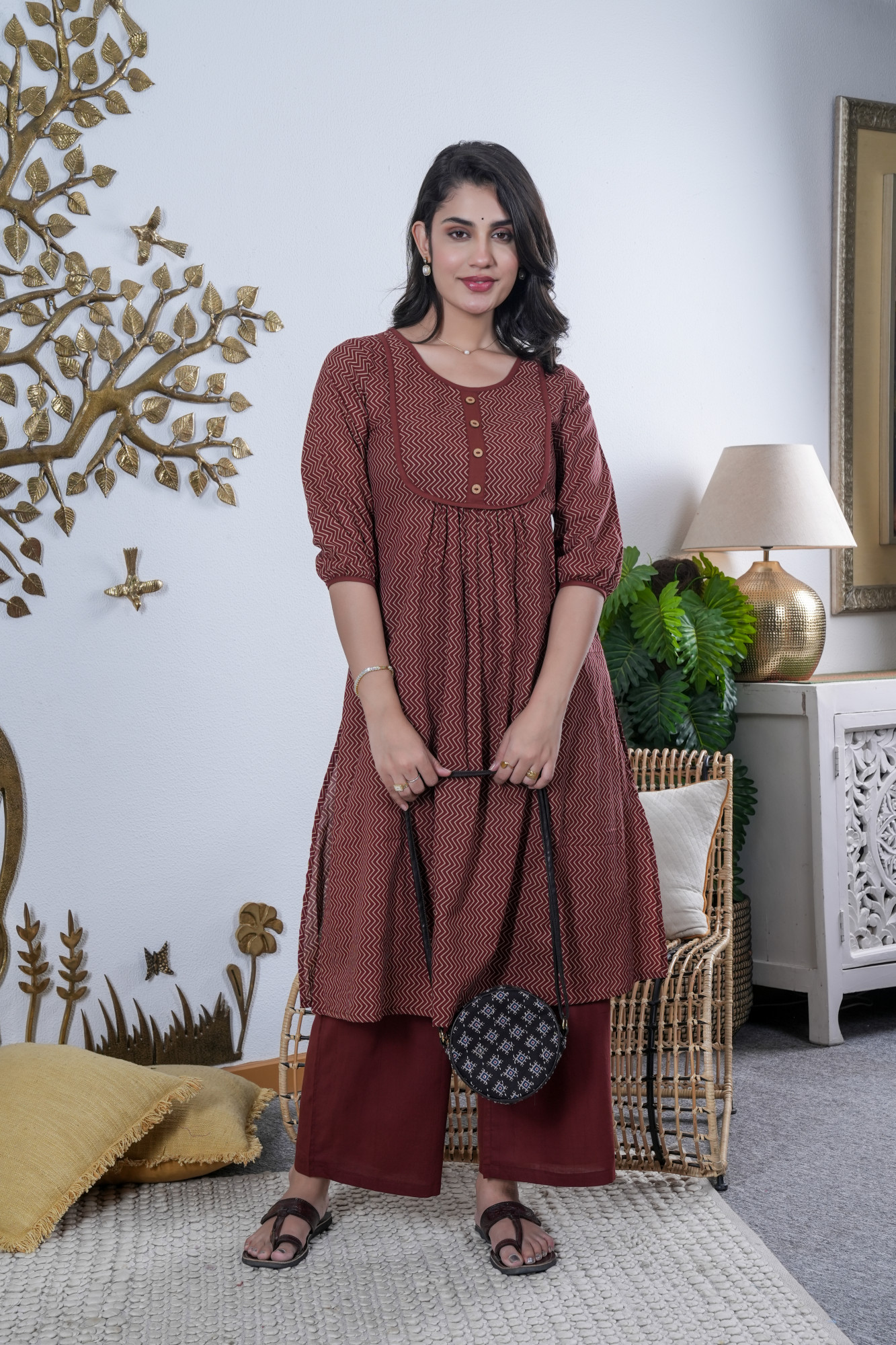 ANGAAR BUTTON COTTON SET