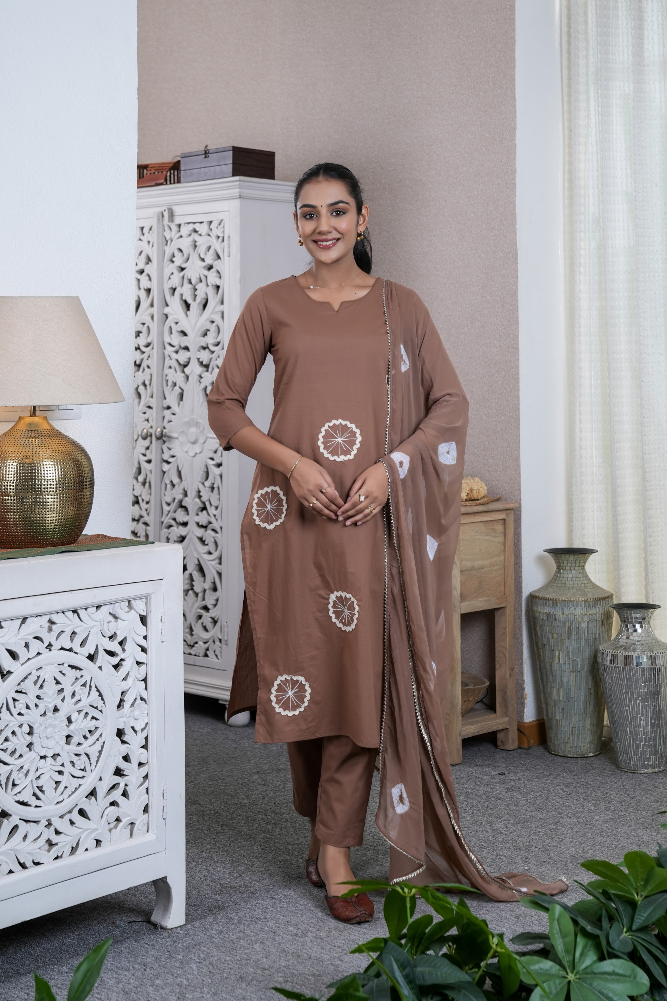 BADAMI HASTKALA COTTON SUIT