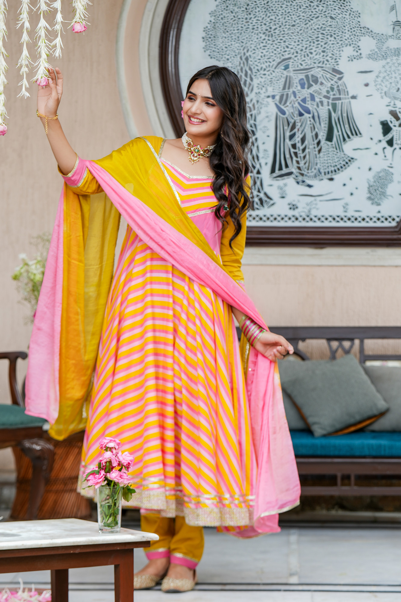 TARANGINI MULTI SHADES ANARKALI SET