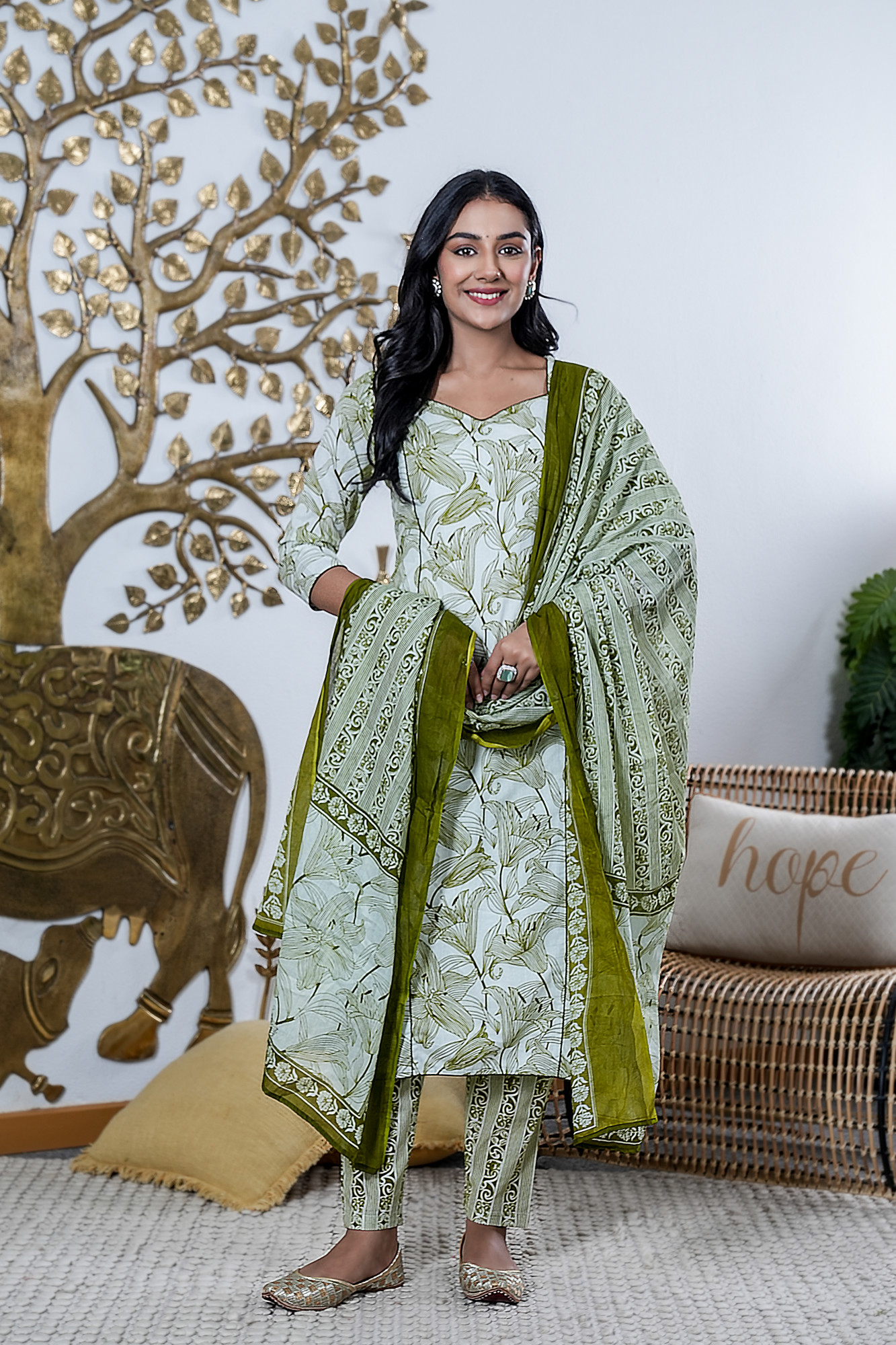 PRAKRITI PRINTED COTTON SET