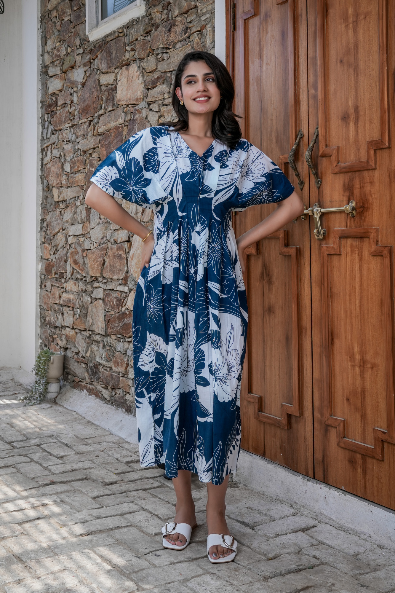 NEEL PUDISO COTTON KAFTAN
