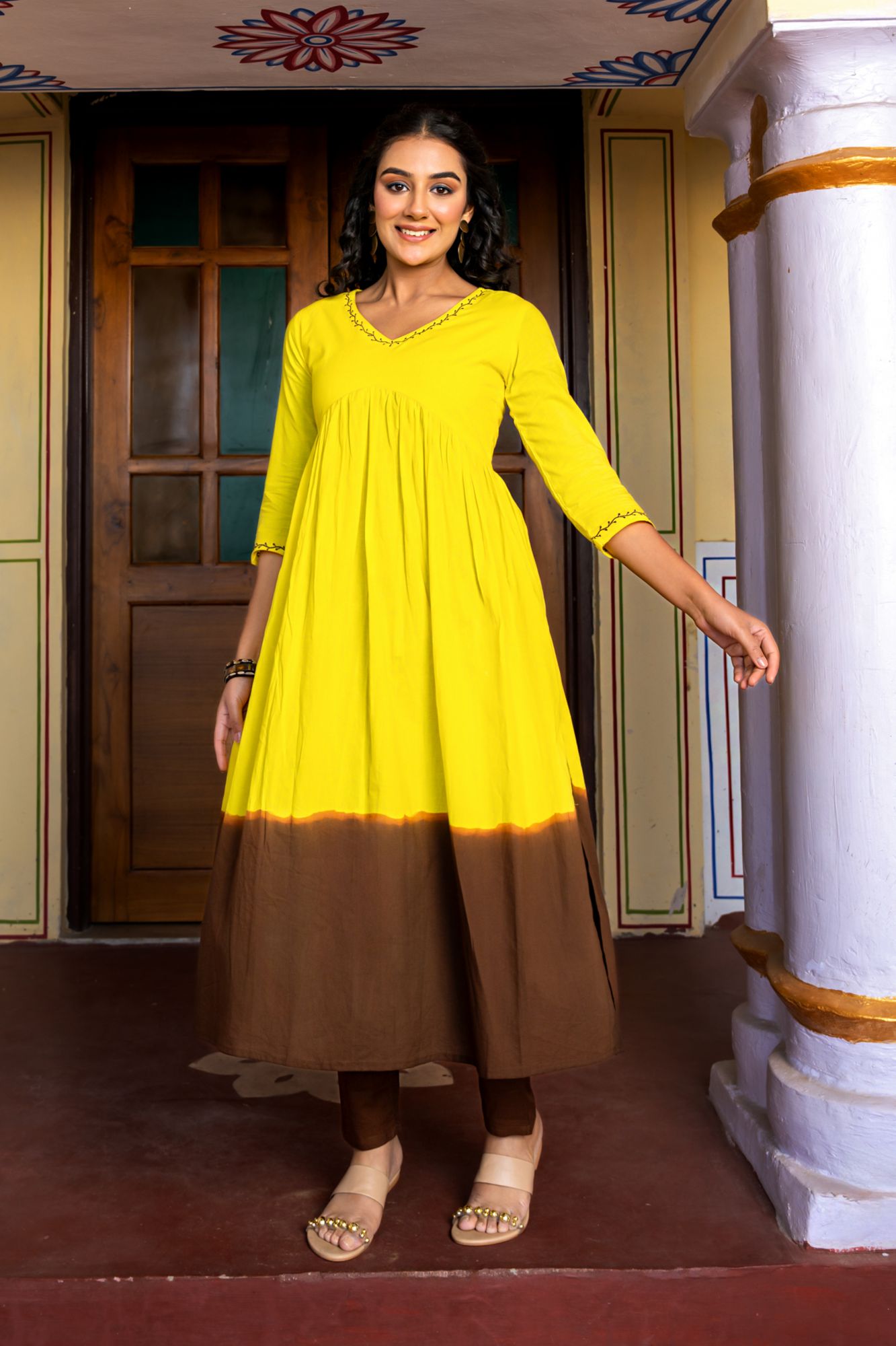 SUNAIRA COTTON KURTA SET