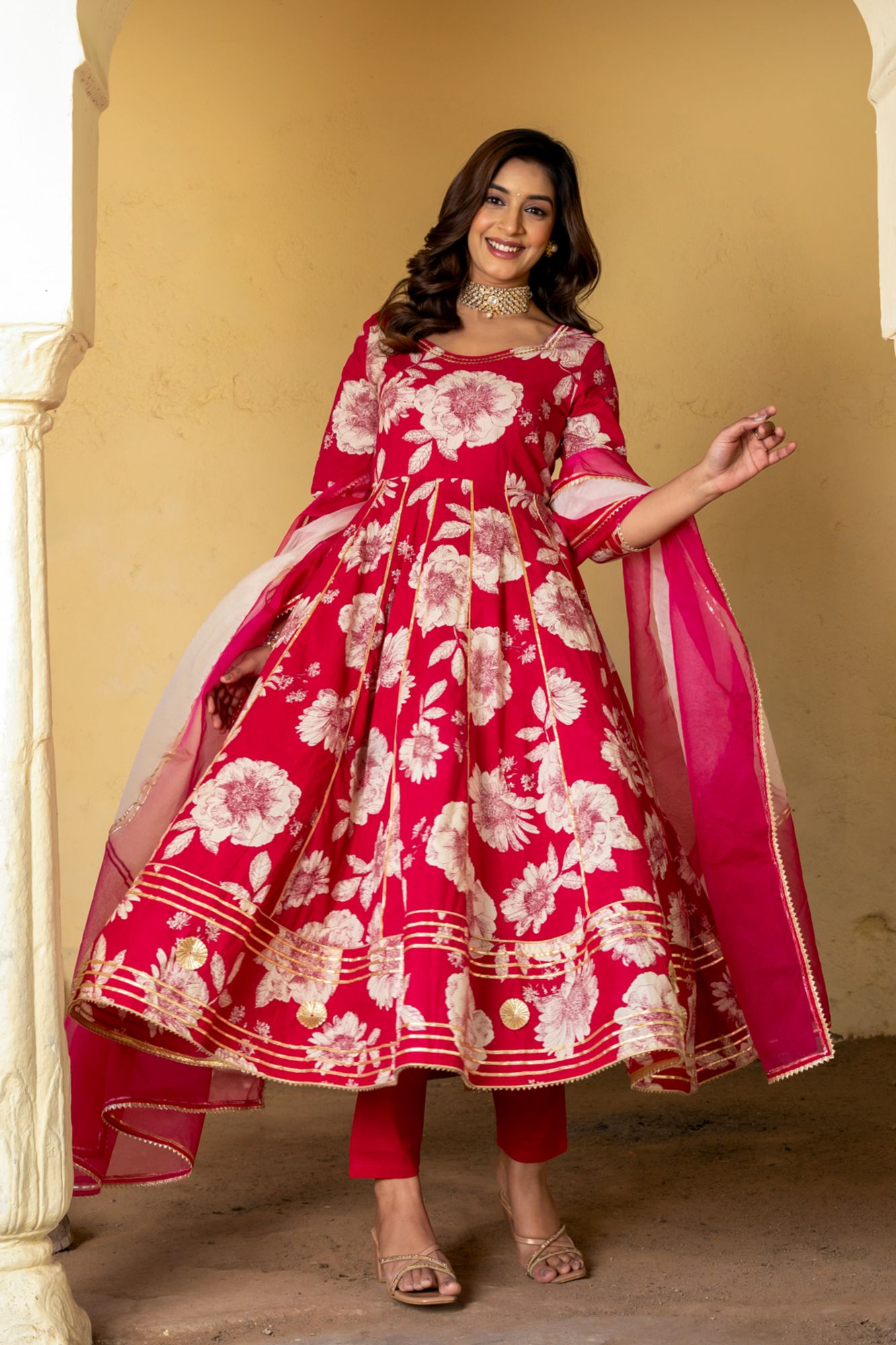 LALIMA COTTON LACE SUIT SET