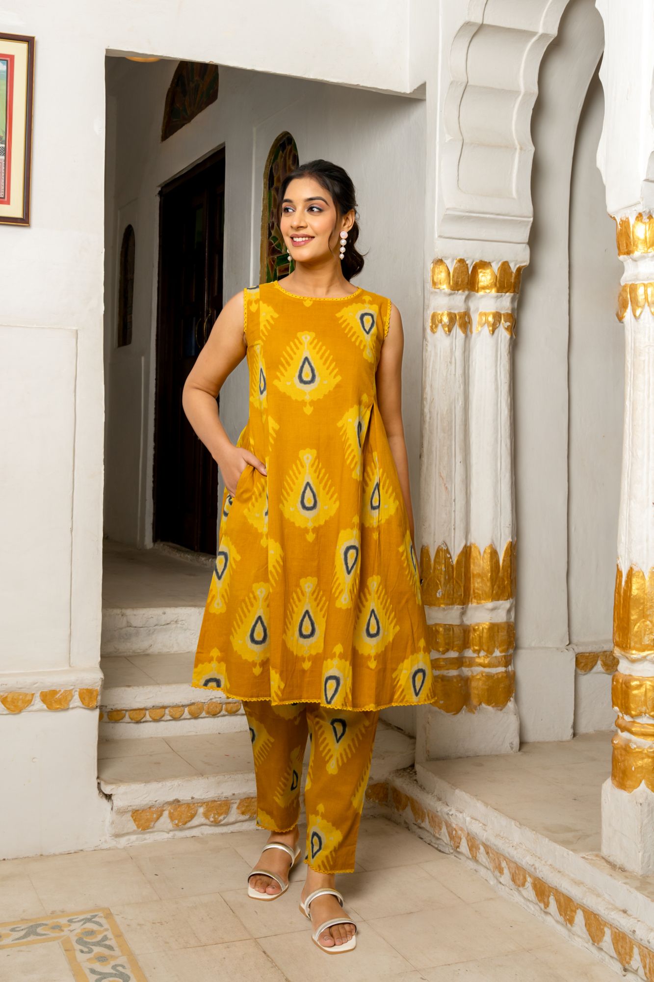 MUSTARA COTTON CO-ORD SET