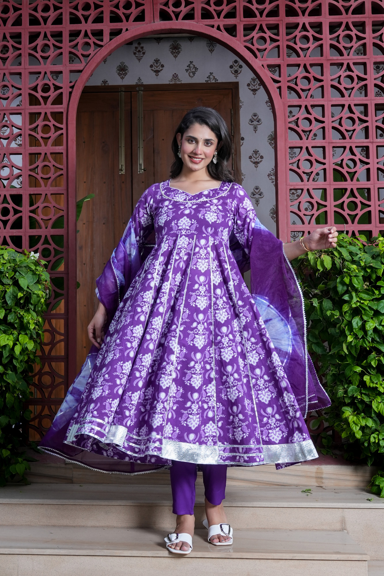 JAMUNI GOTTA ANARKALI SET