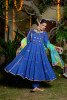SERENYA TEEL MIRROR ANARKALI SET
