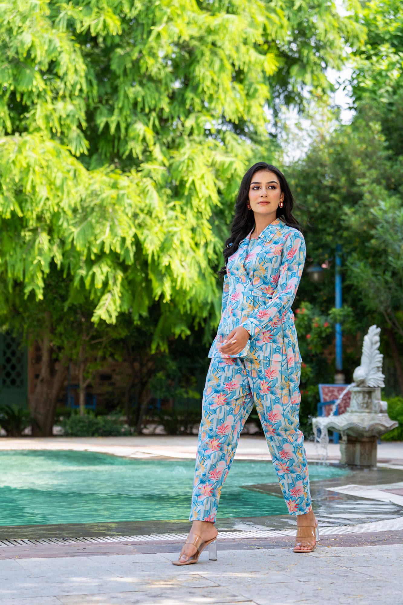 BLUE BOLDNESS CO-ORD SET