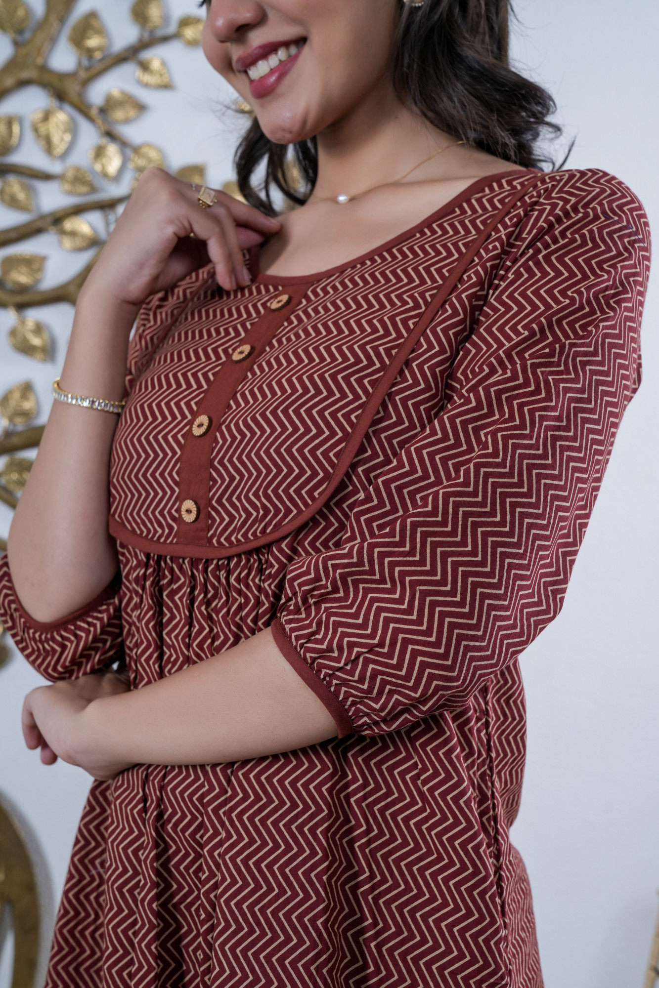 ANGAAR BUTTON COTTON SET