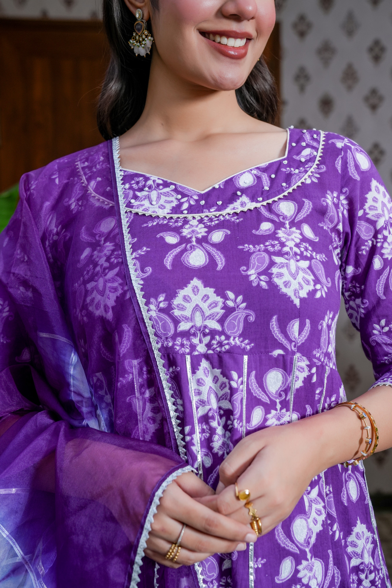 JAMUNI GOTTA ANARKALI SET