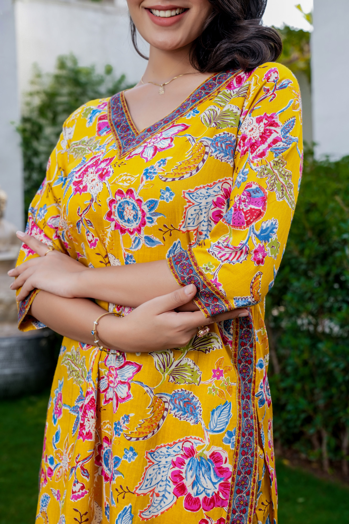 KASHISH YELLOW COTTON SET