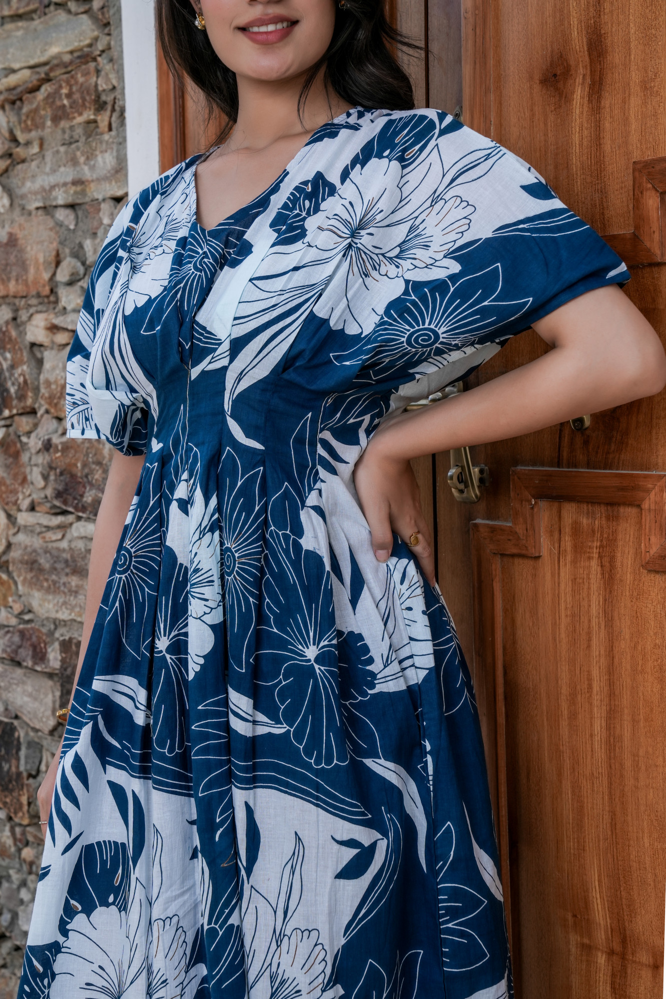 NEEL PUDISO COTTON KAFTAN