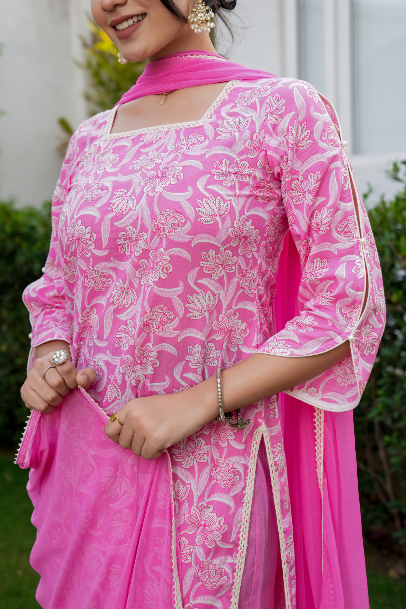 JASMINE PINK COTTON SET