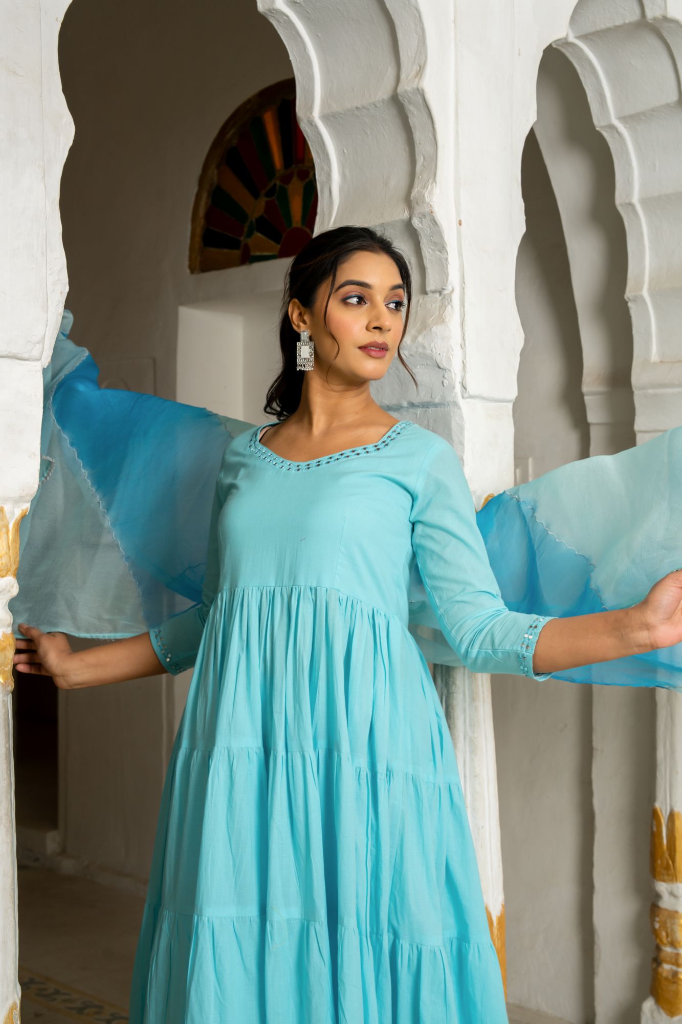 SKYLARK COTTON MIRROR SUIT SET