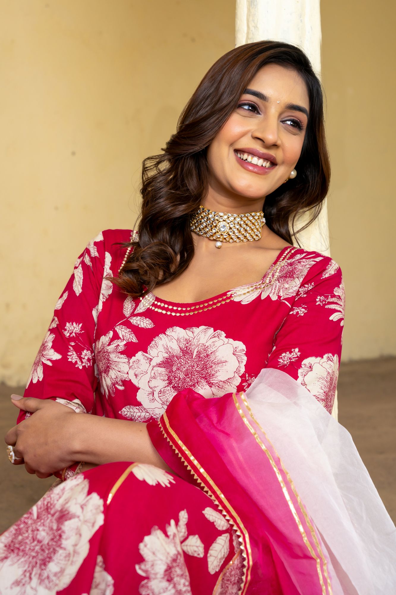 LALIMA COTTON LACE SUIT SET