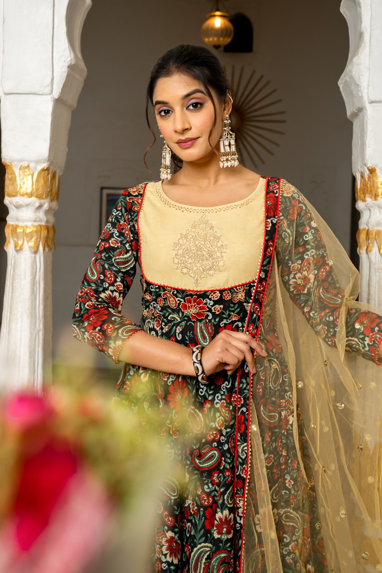 ZARIKA COTTON LACE SUIT SET