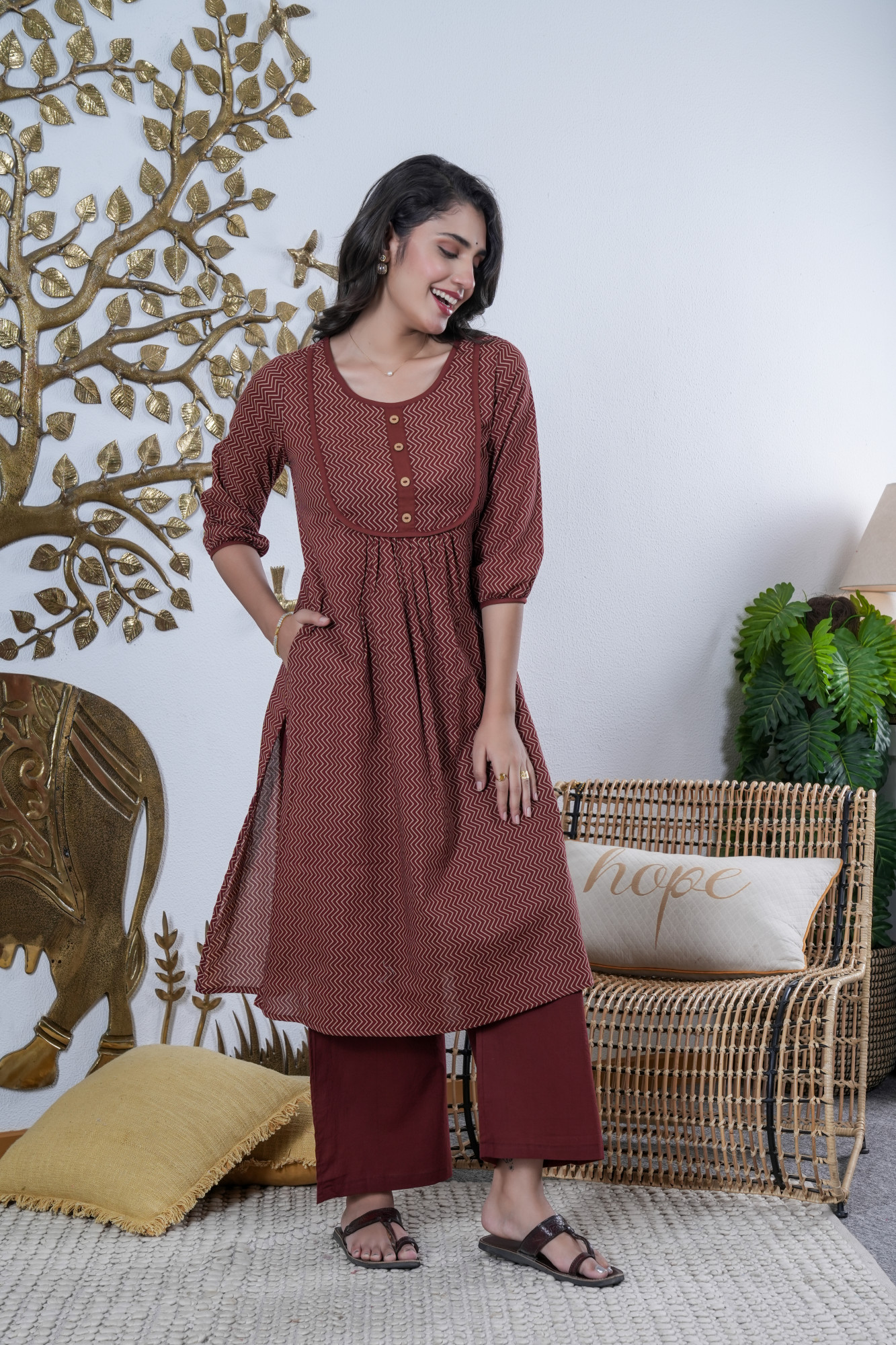 ANGAAR BUTTON COTTON SET