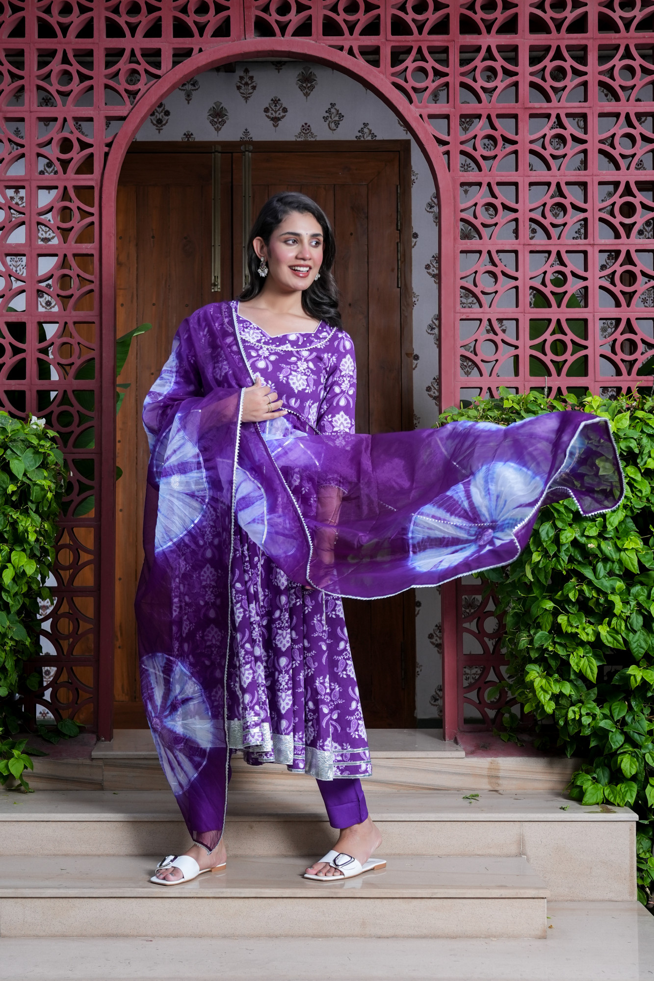 JAMUNI GOTTA ANARKALI SET