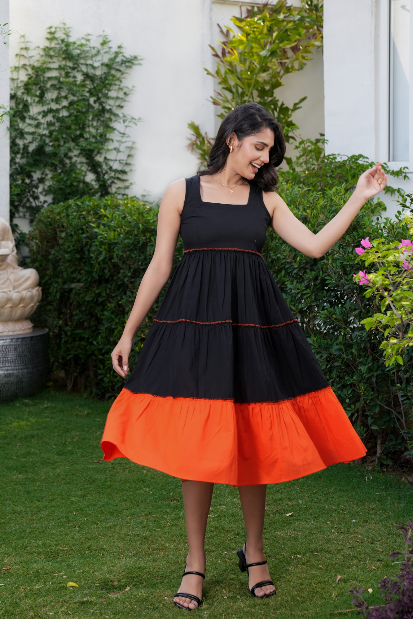 RAVEN ORGANE COTTON DRESS