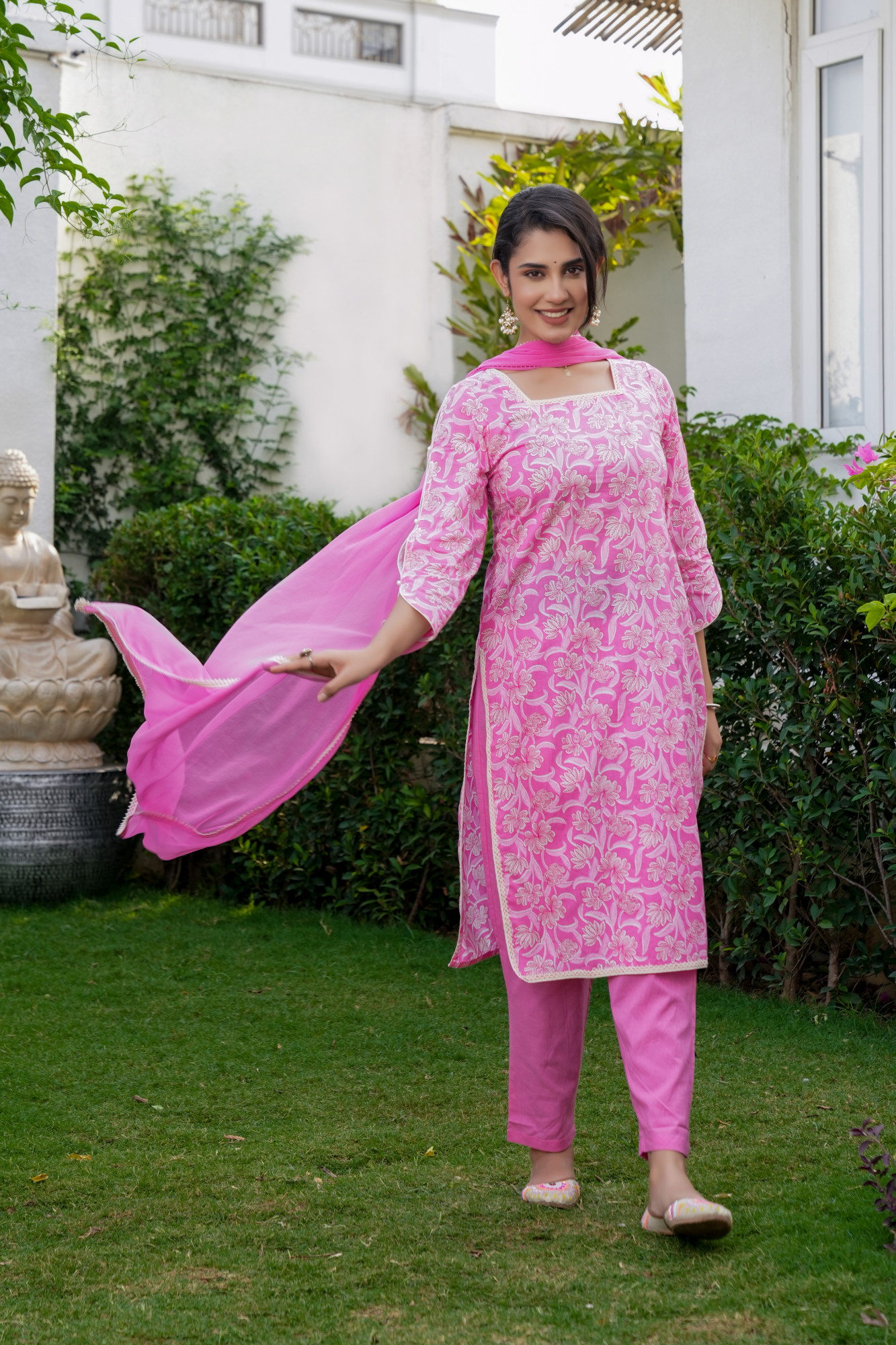 JASMINE PINK COTTON SET
