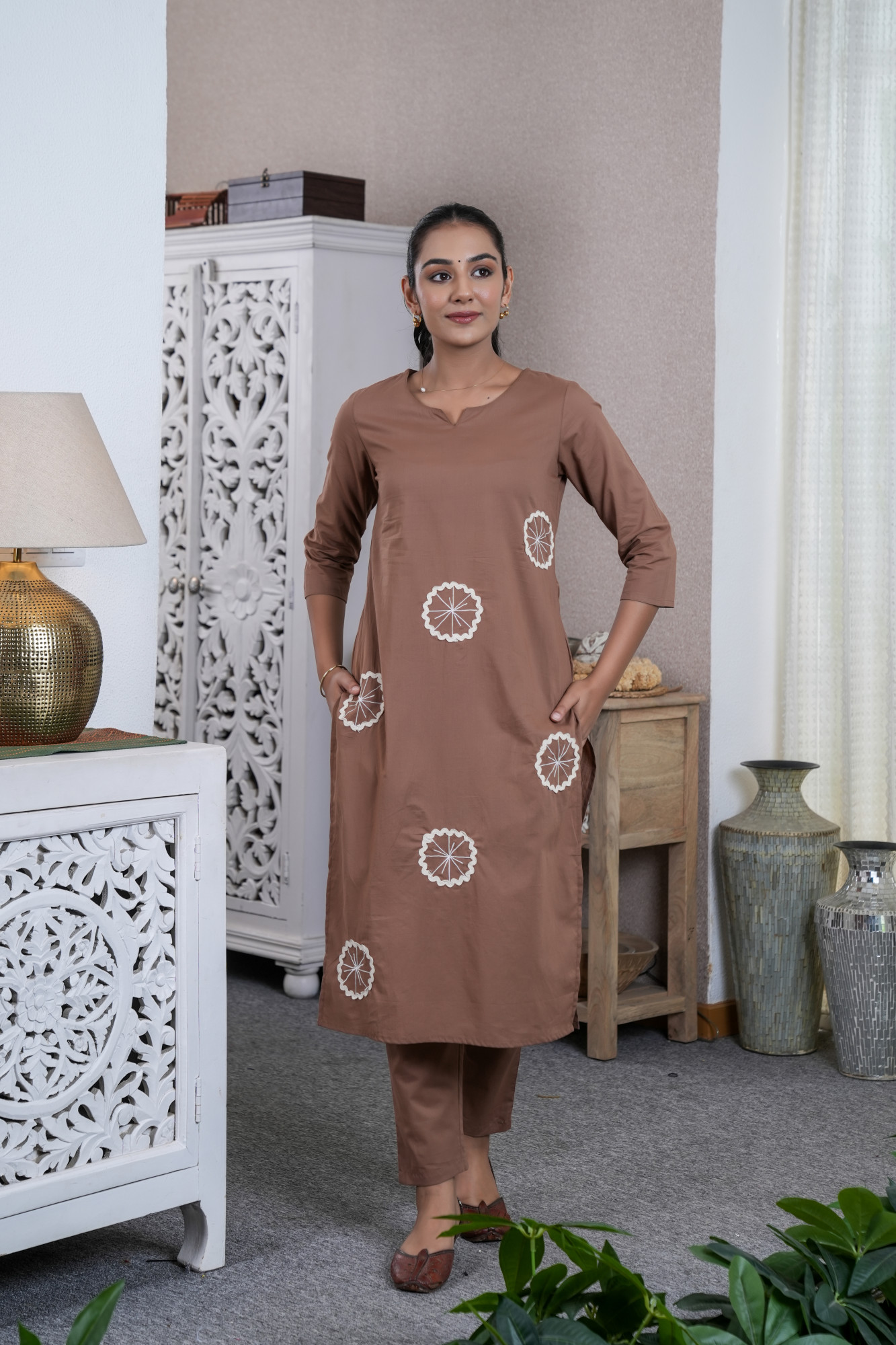 BADAMI HASTKALA COTTON SUIT