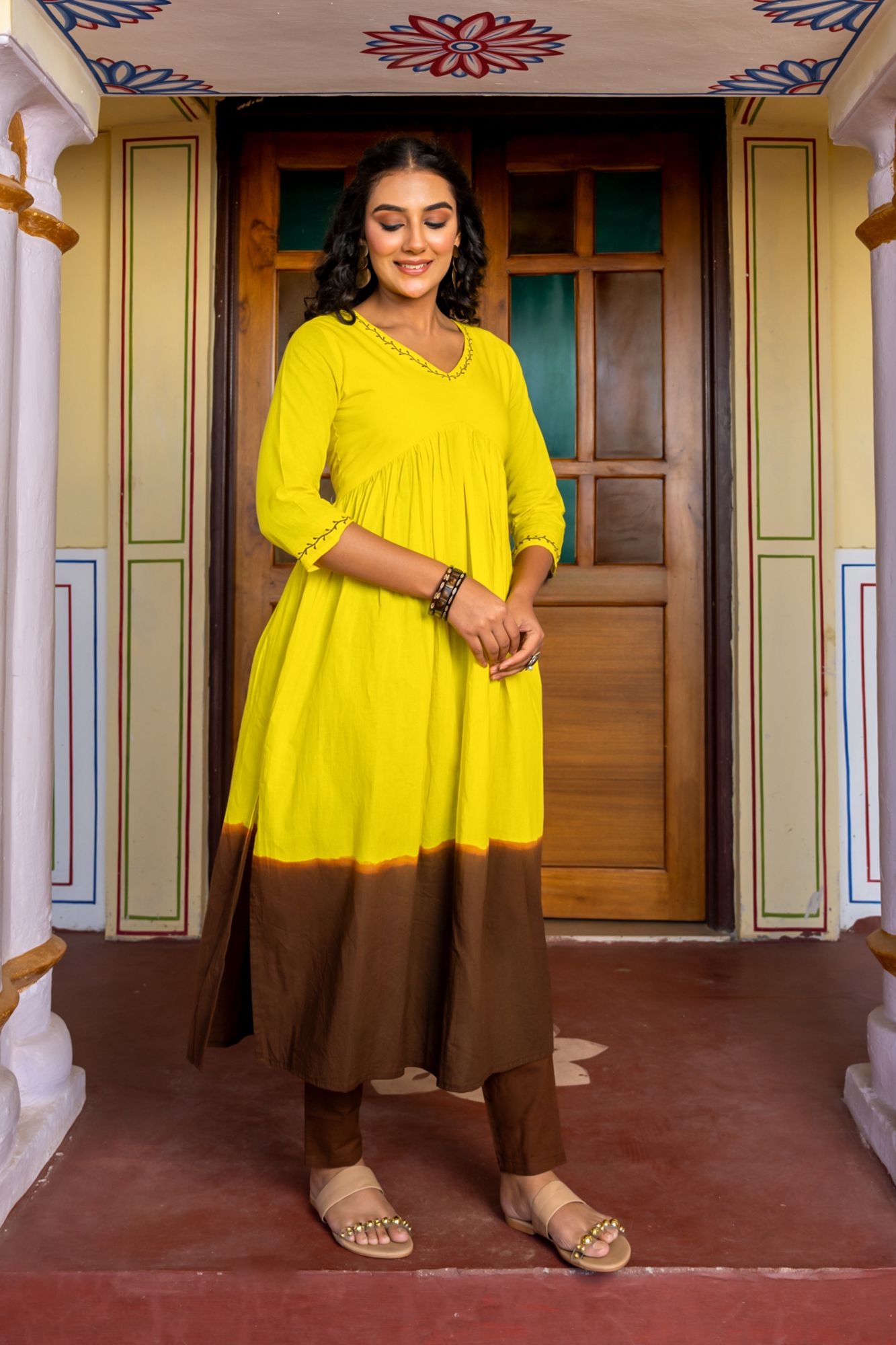 SUNAIRA COTTON KURTA SET