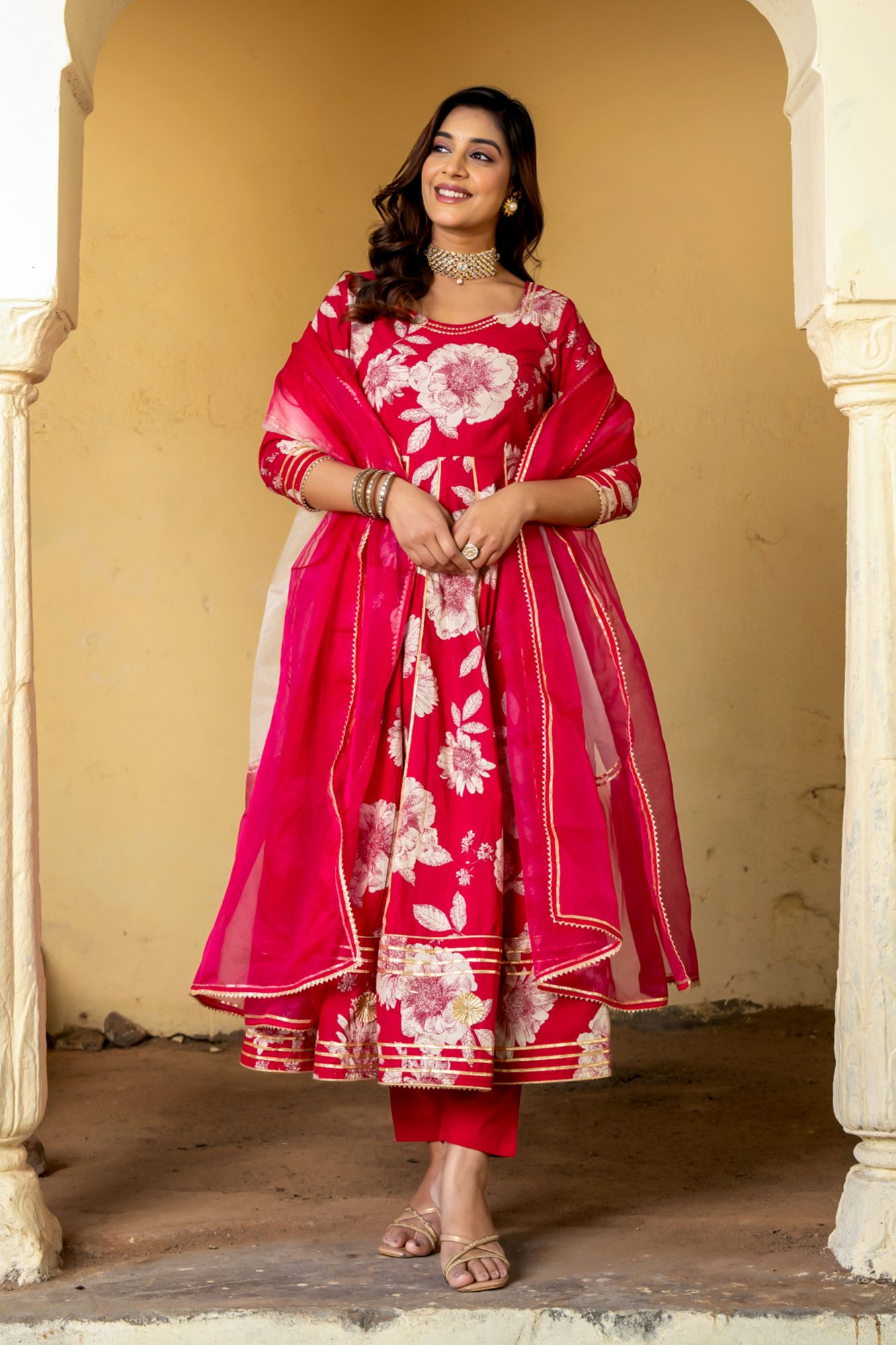 LALIMA COTTON LACE SUIT SET