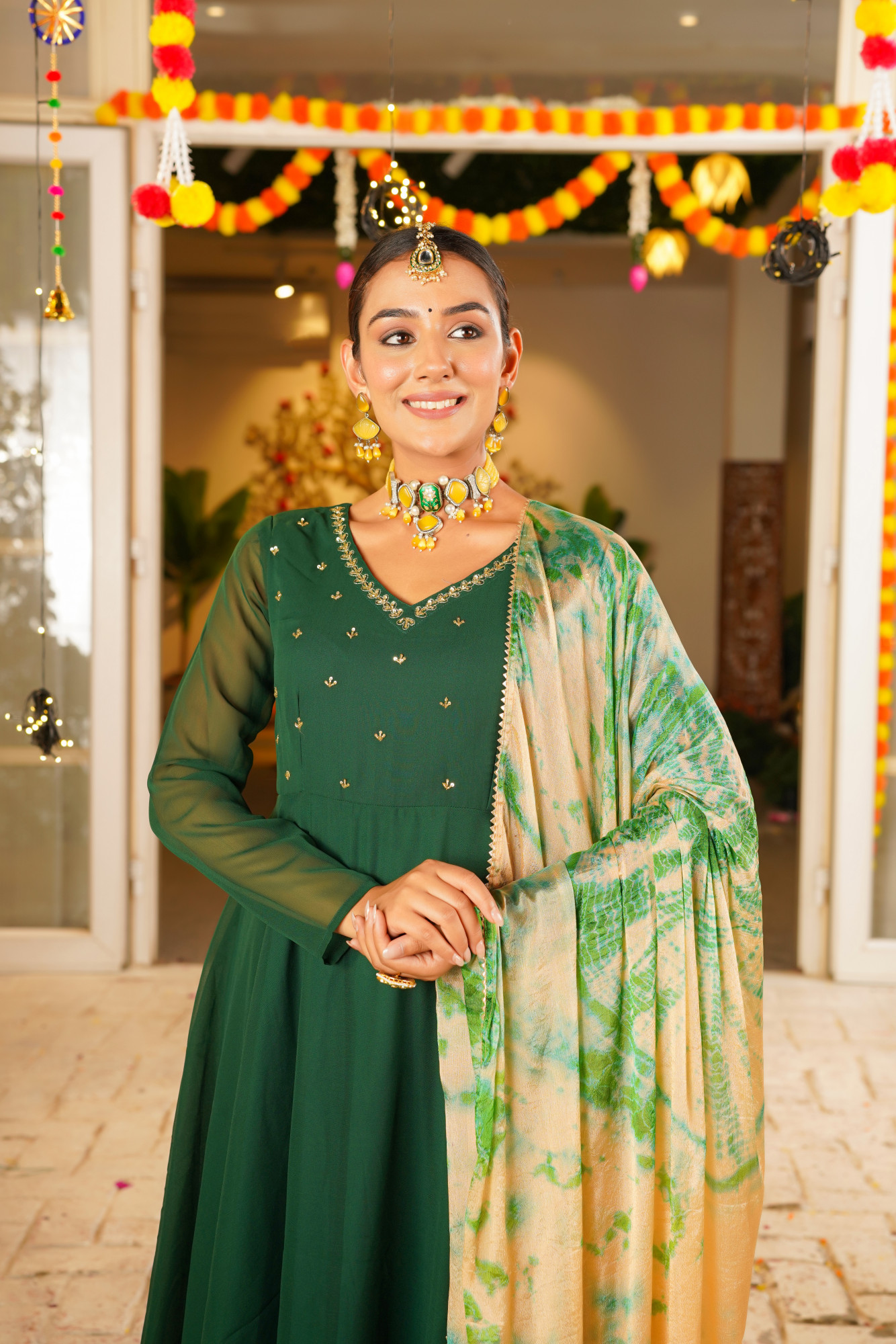 ZARREEN HANDWORK ANARKALI SET