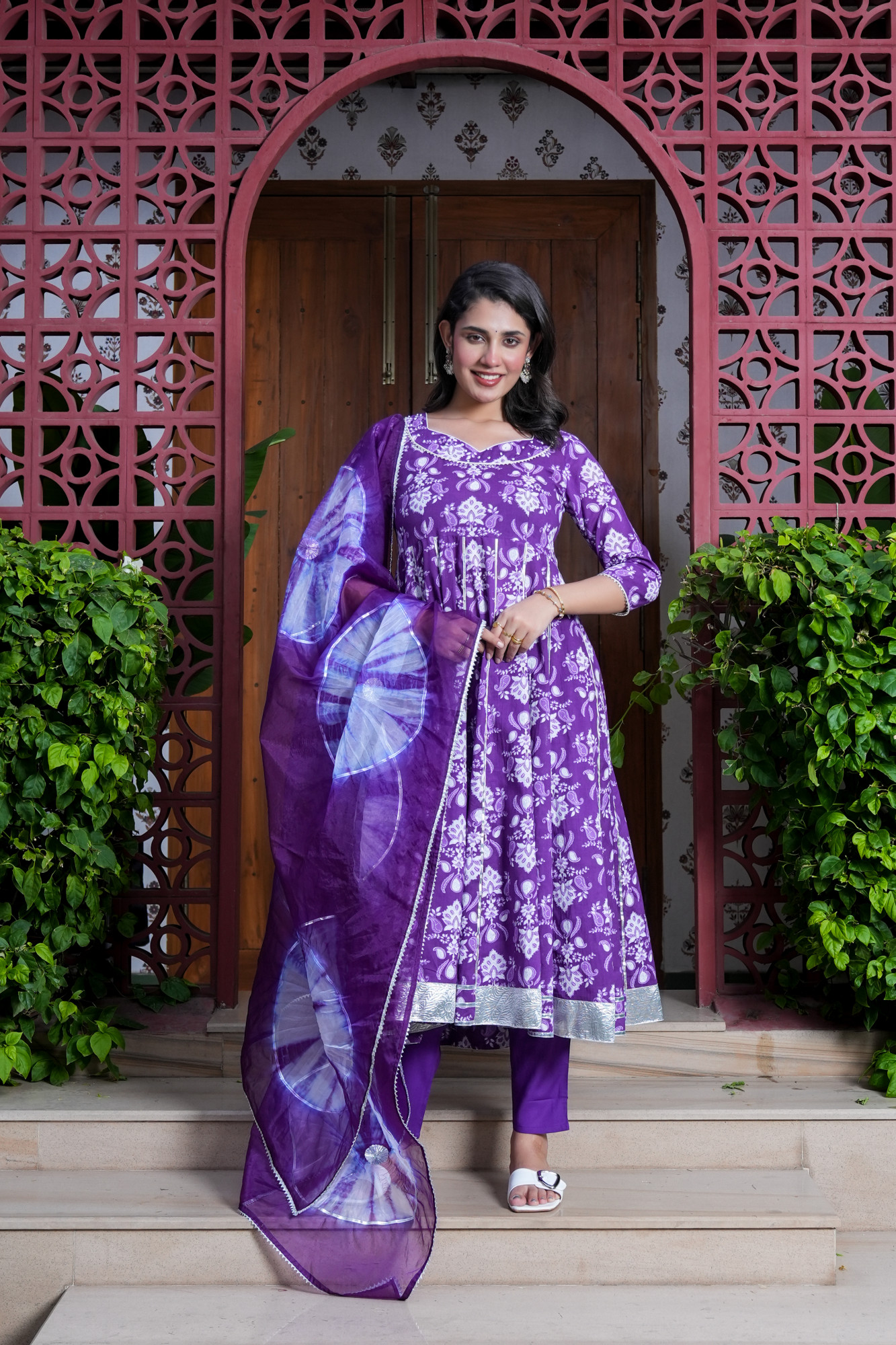 JAMUNI GOTTA ANARKALI SET